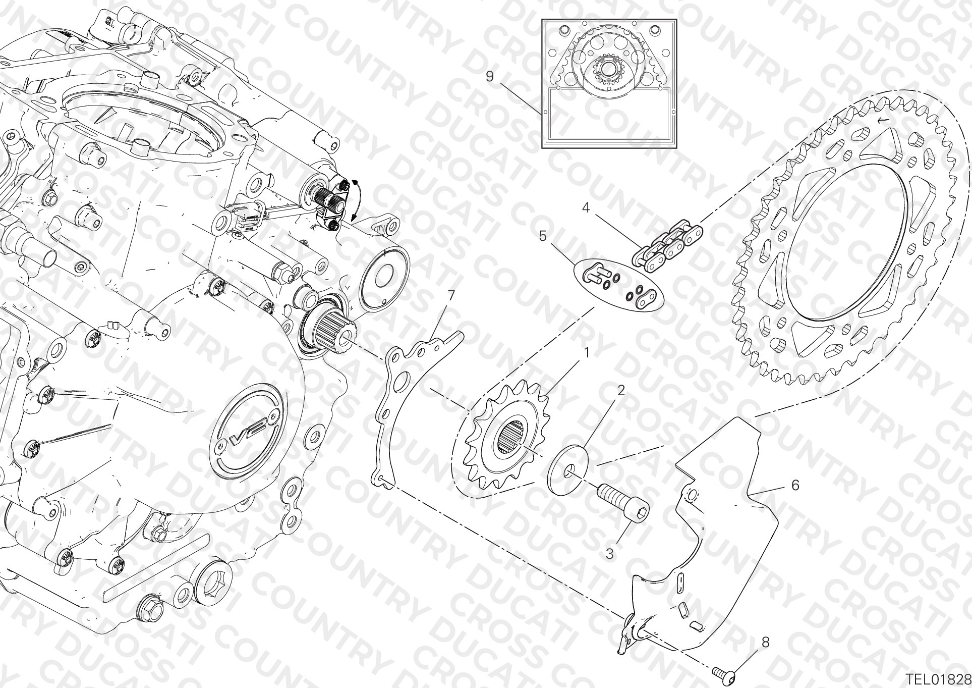 Front Sprocket - Chain
