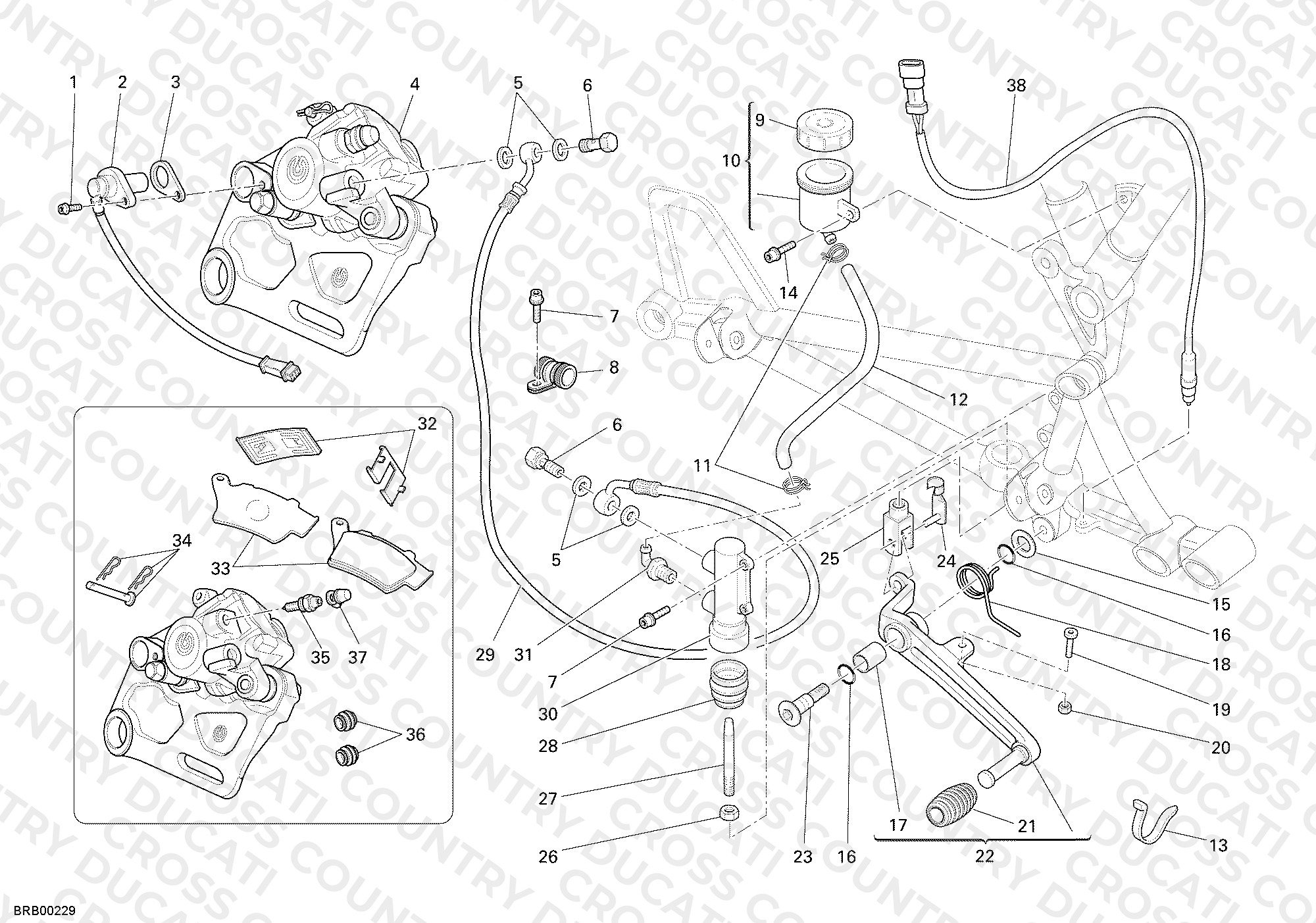 Rear Brake System