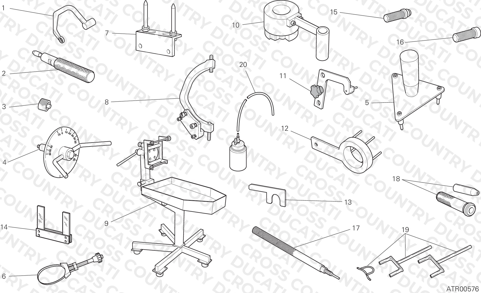 Workshop Service Tools, Engine