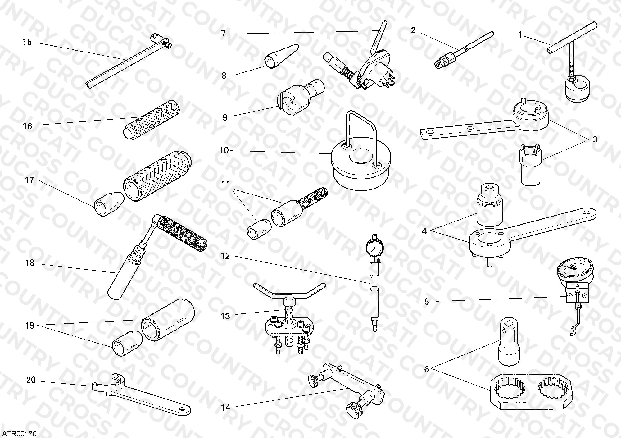 Workshop Service Tools, Engine Ii