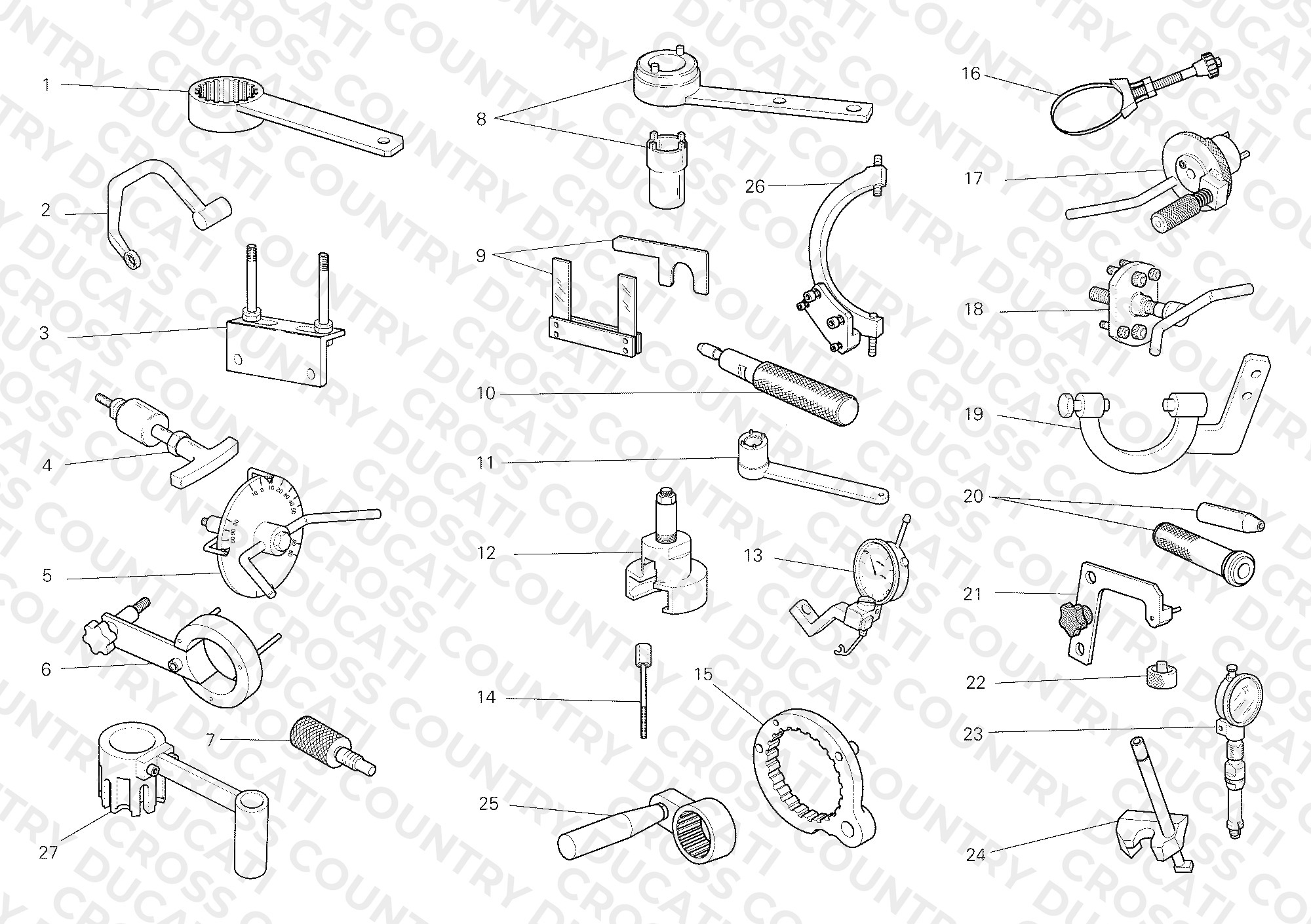 Workshop Service Tools, Engine