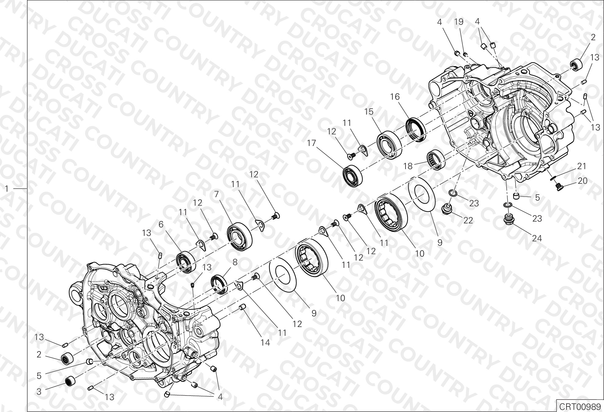 Half-Crankcases Pair