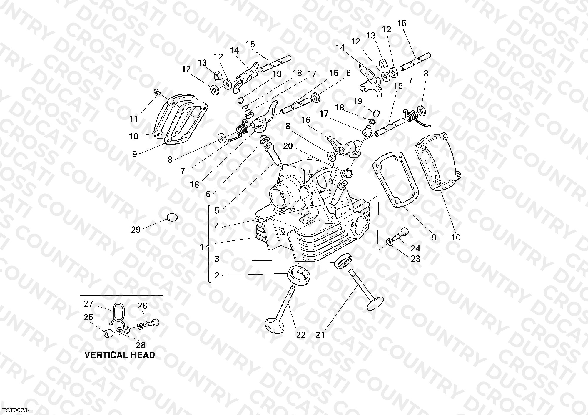 Vertical Cylinder Head