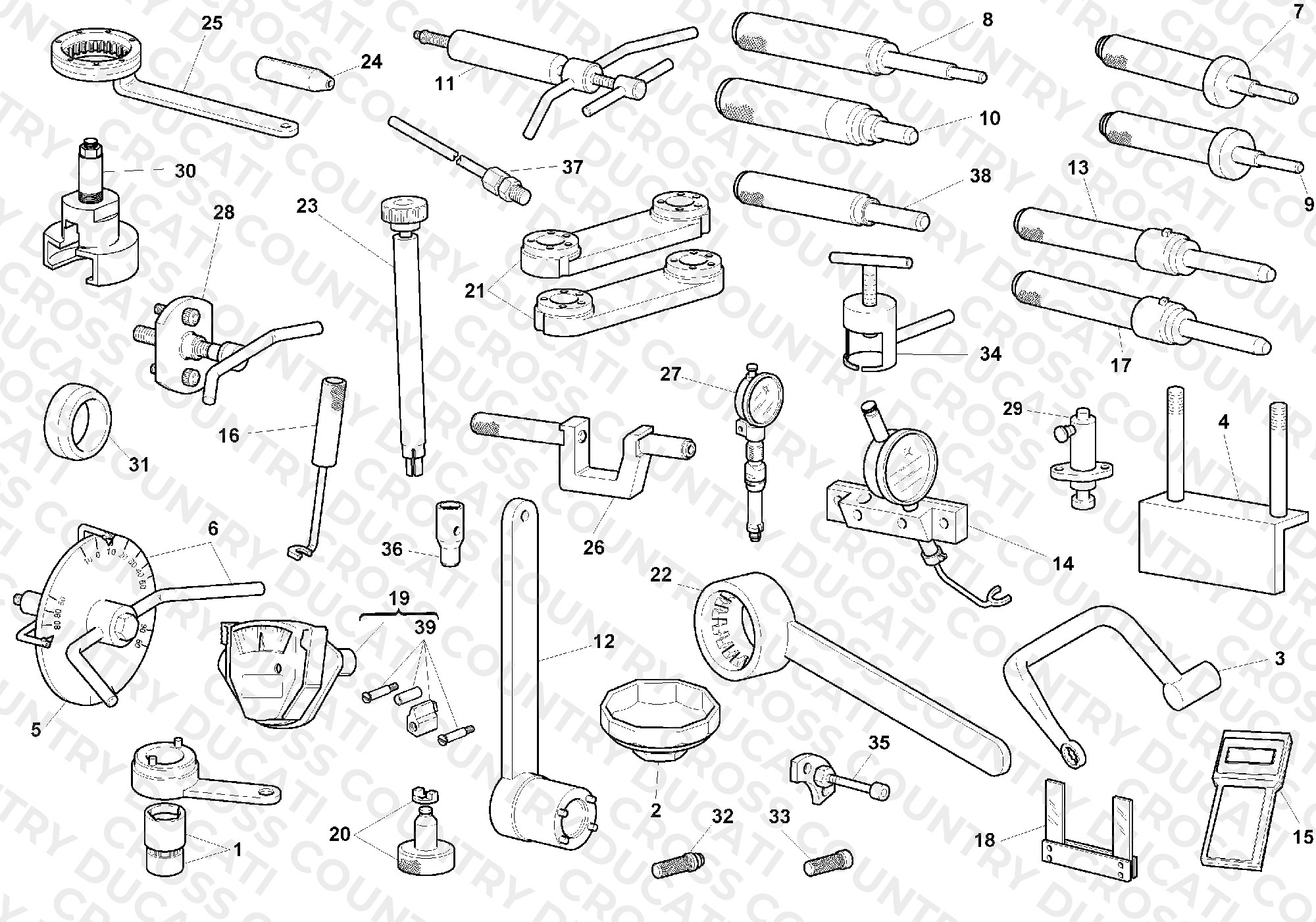 Workshop Service Tools, Engine