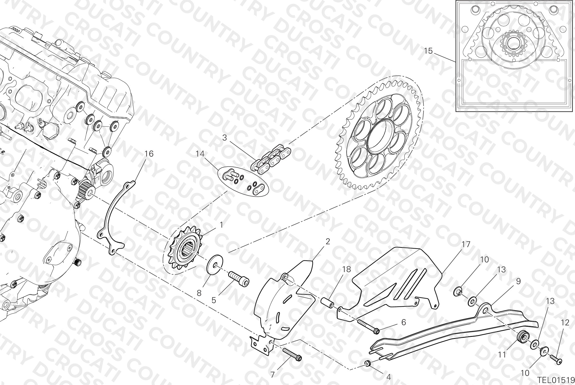 Front Sprocket - Chain