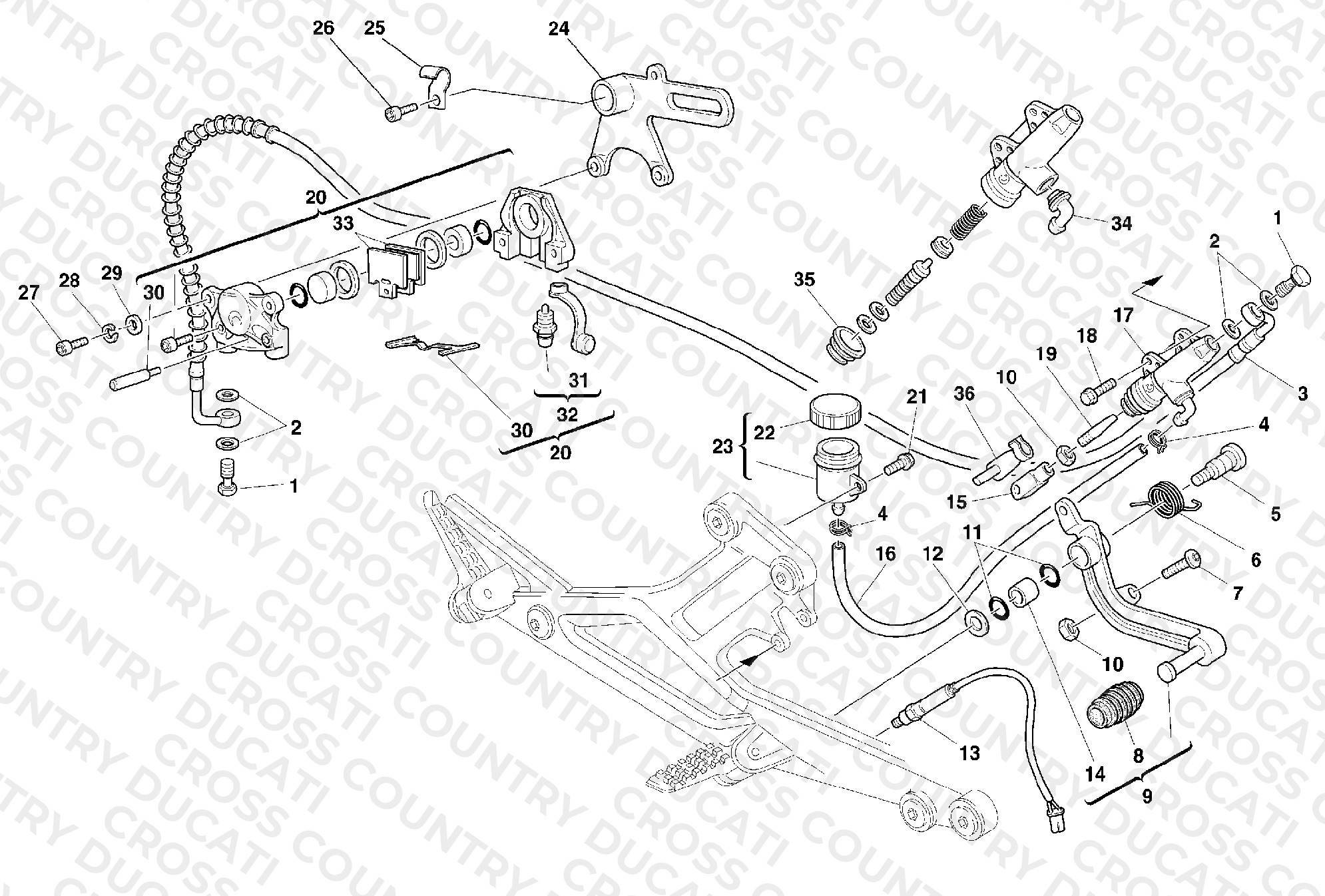 Rear Brake System