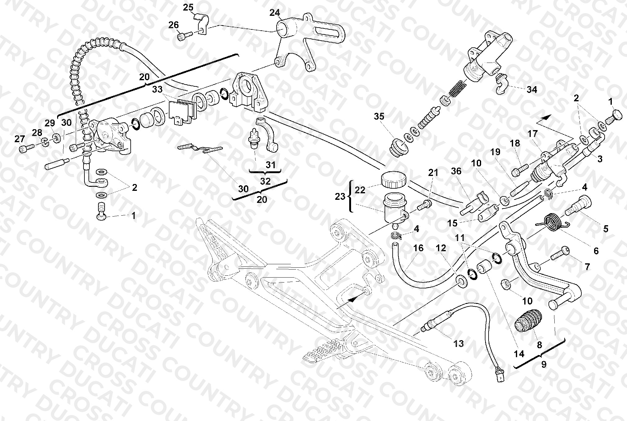 Rear Brake System