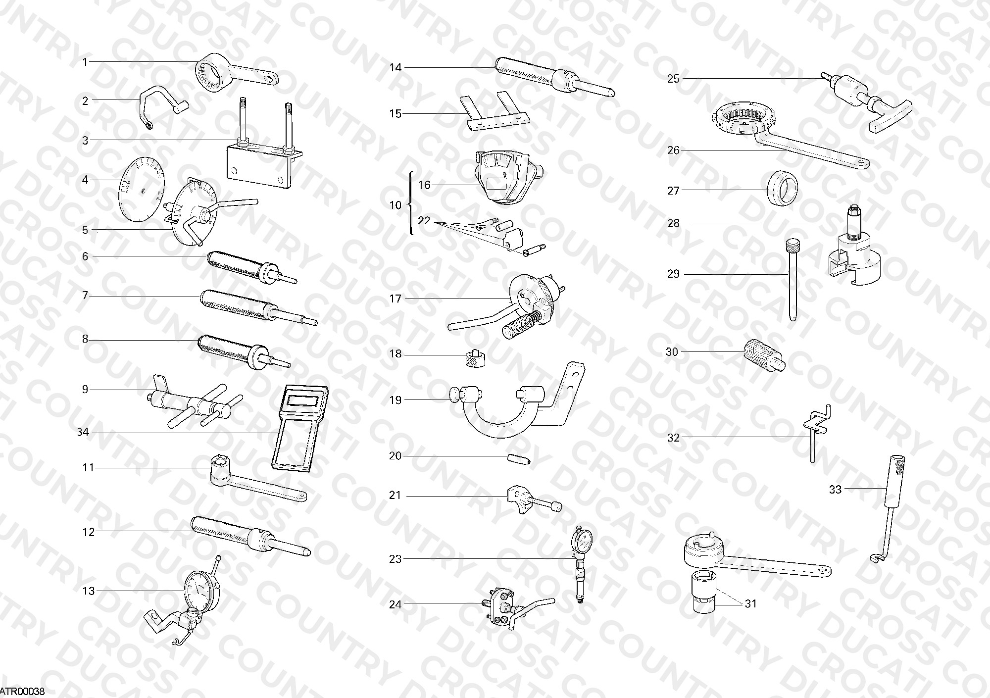 Workshop Service Tools, Engine