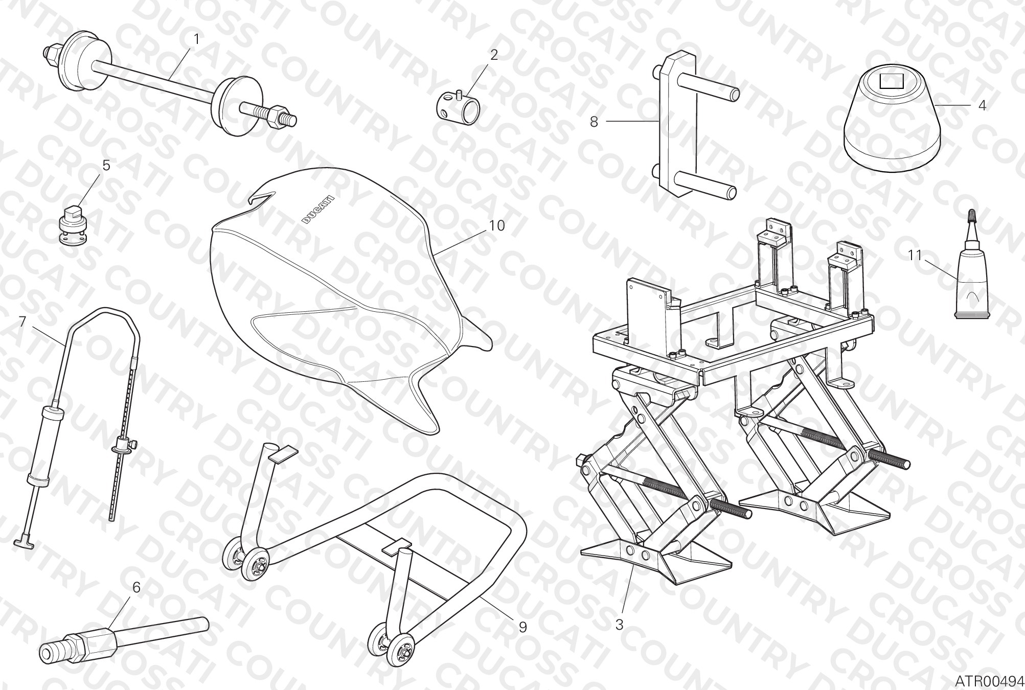 Workshop Service Tools, Frame