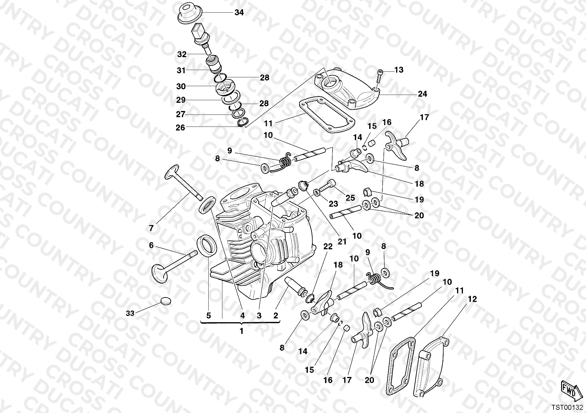 Horizontal Cylinder Head