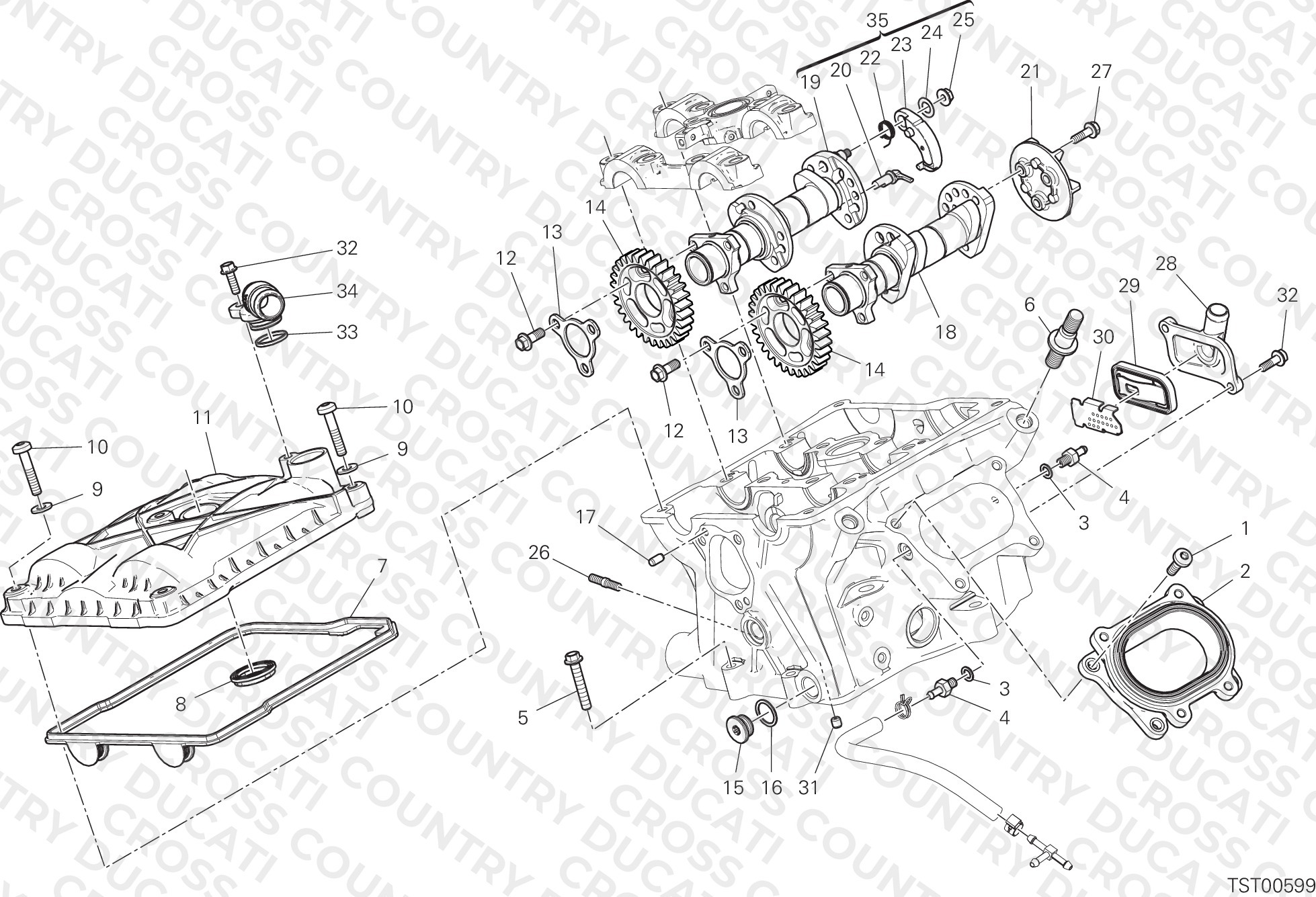 Vertical Cylinder Head - Timing
