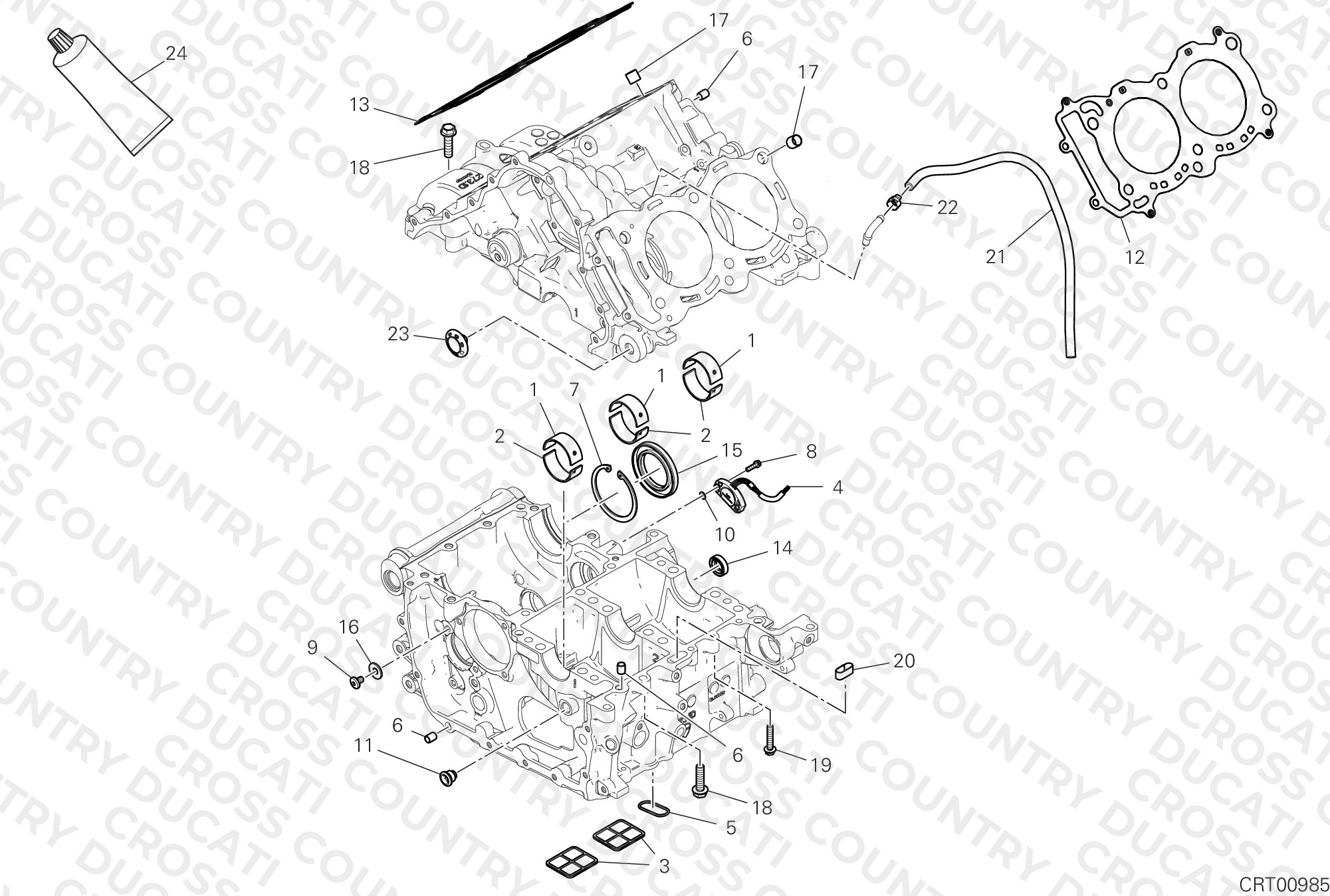 Half-Crankcases Pair