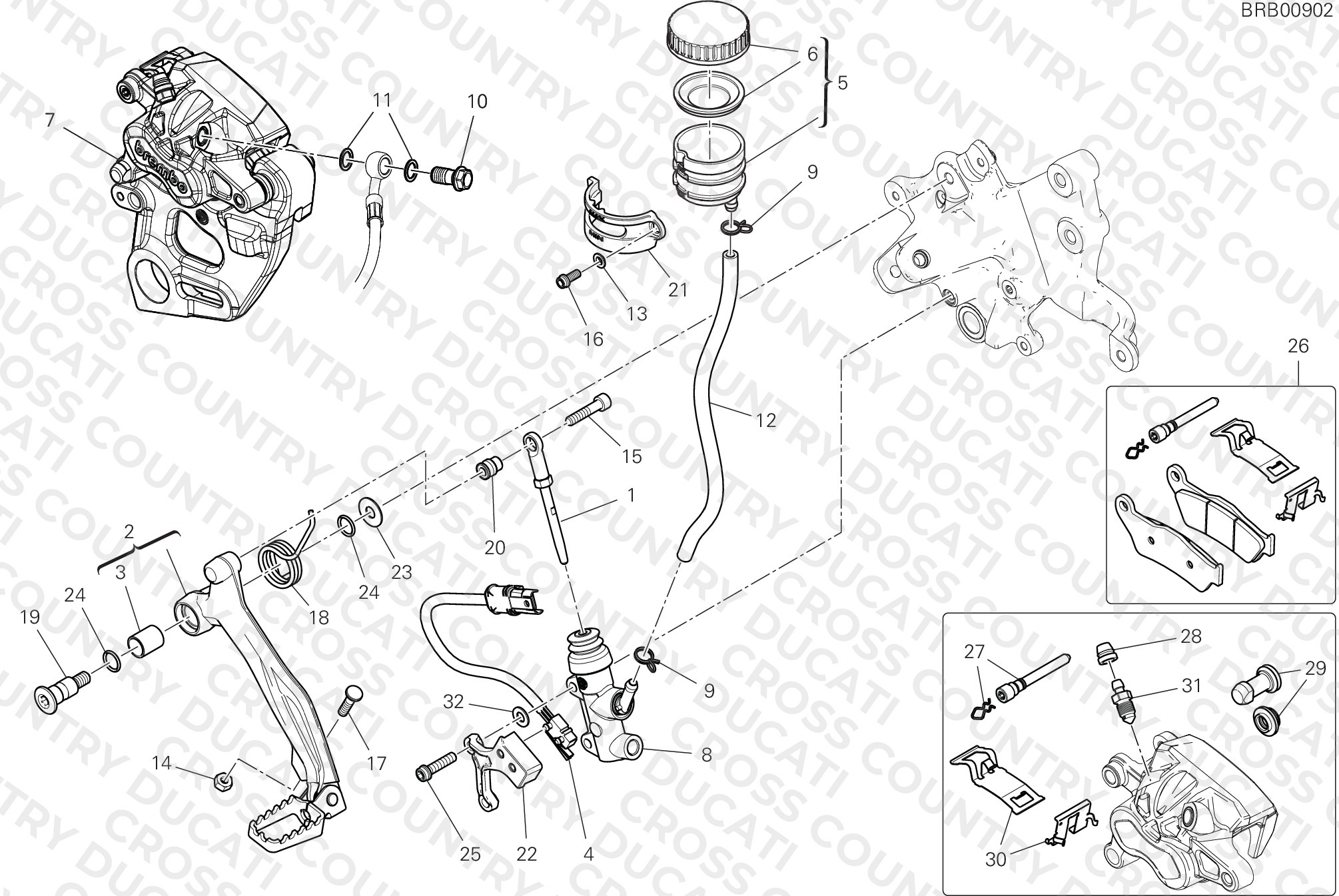 Rear Brake System