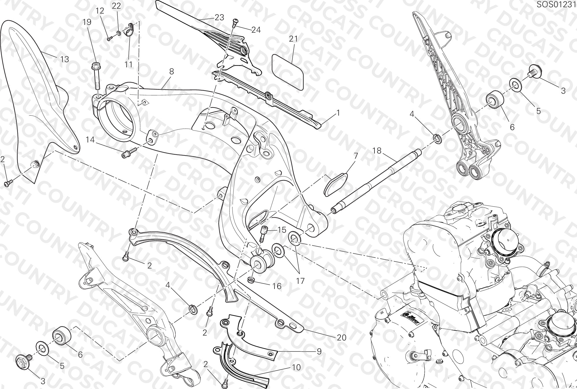 Rear Swinging Arm