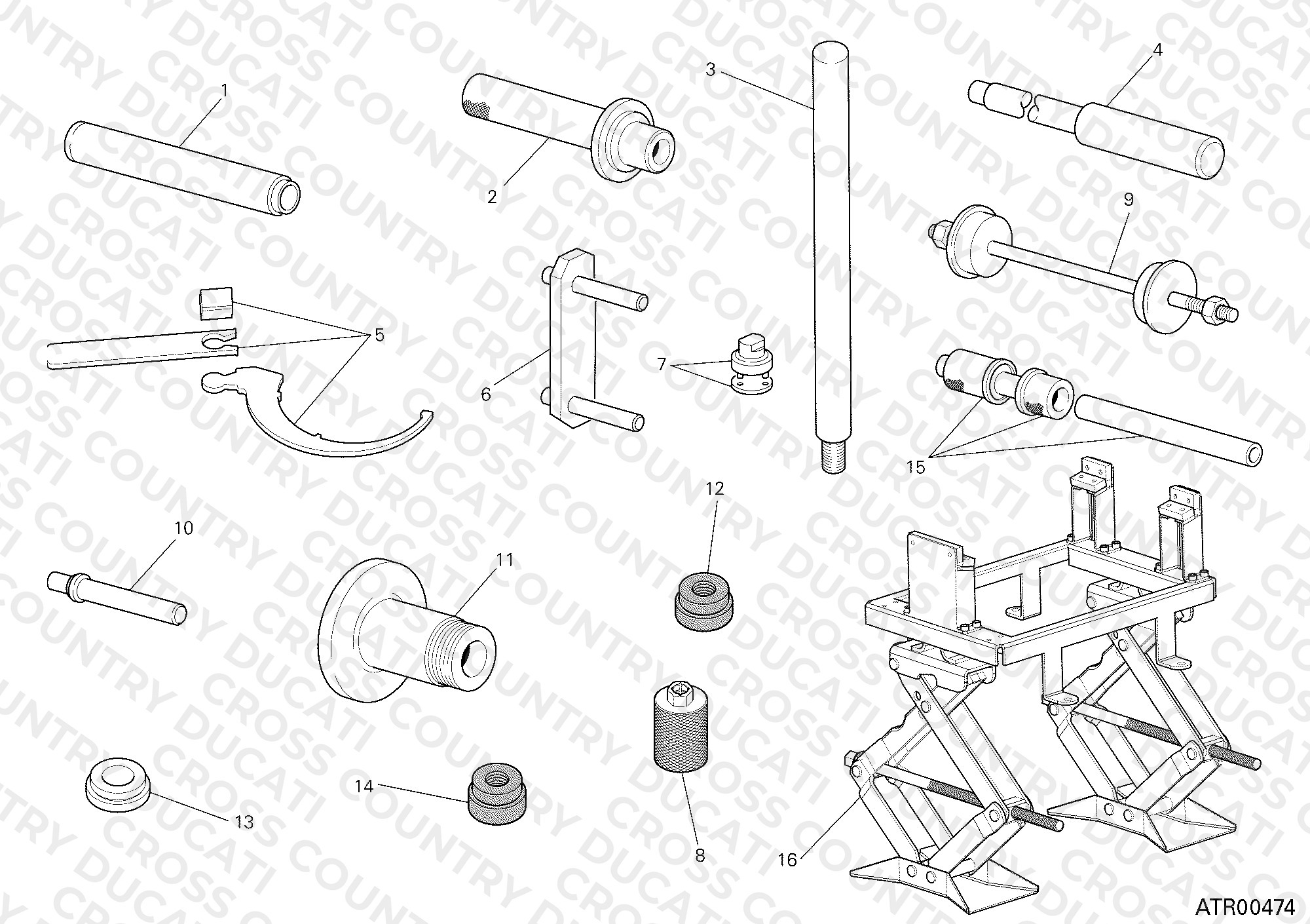 Workshop Service Tools, Frame