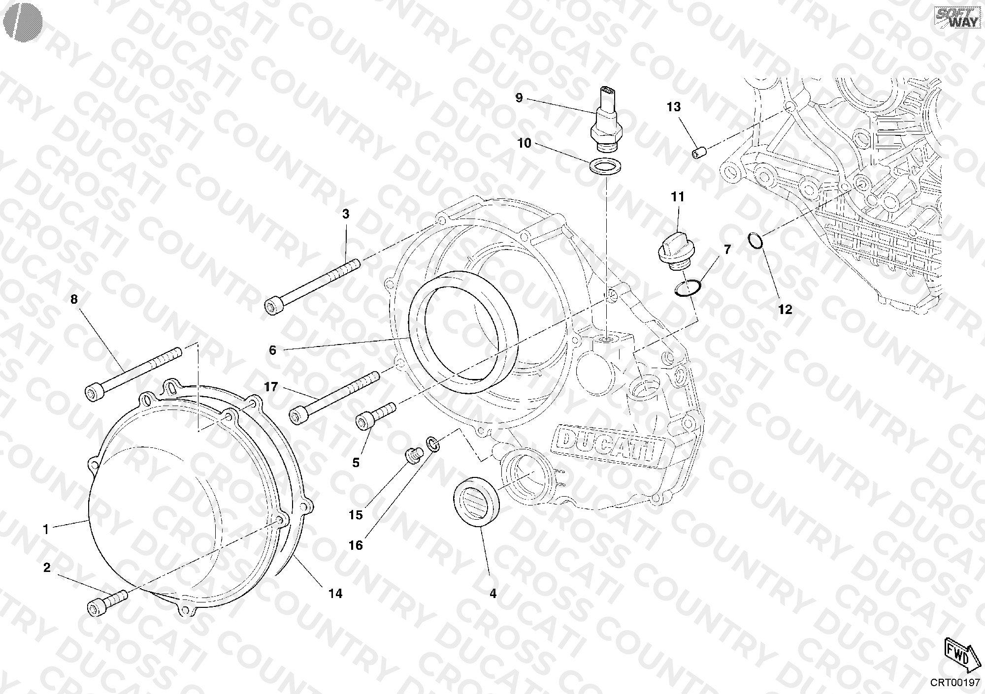 Clutch Cover, Outer