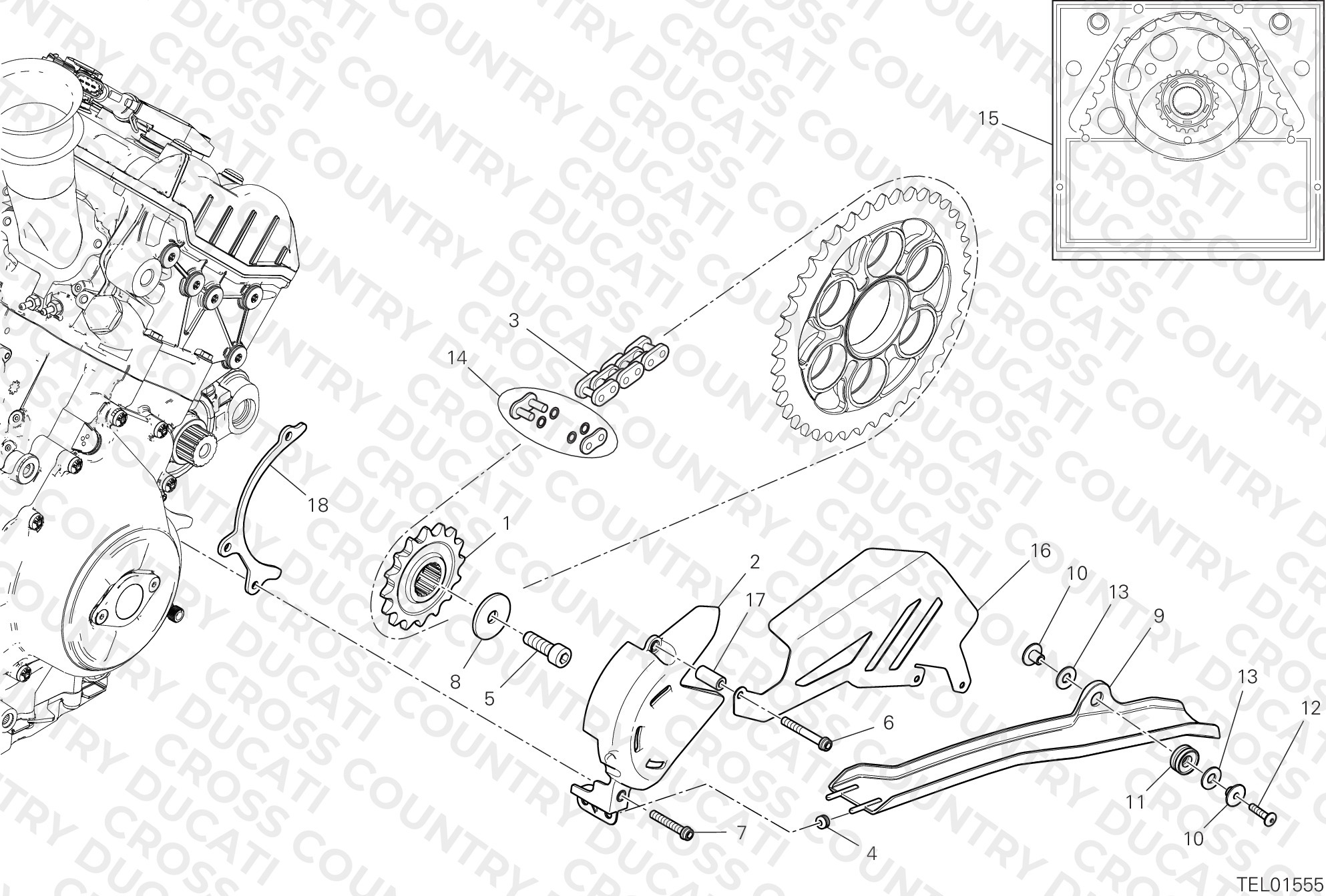 Front Sprocket - Chain