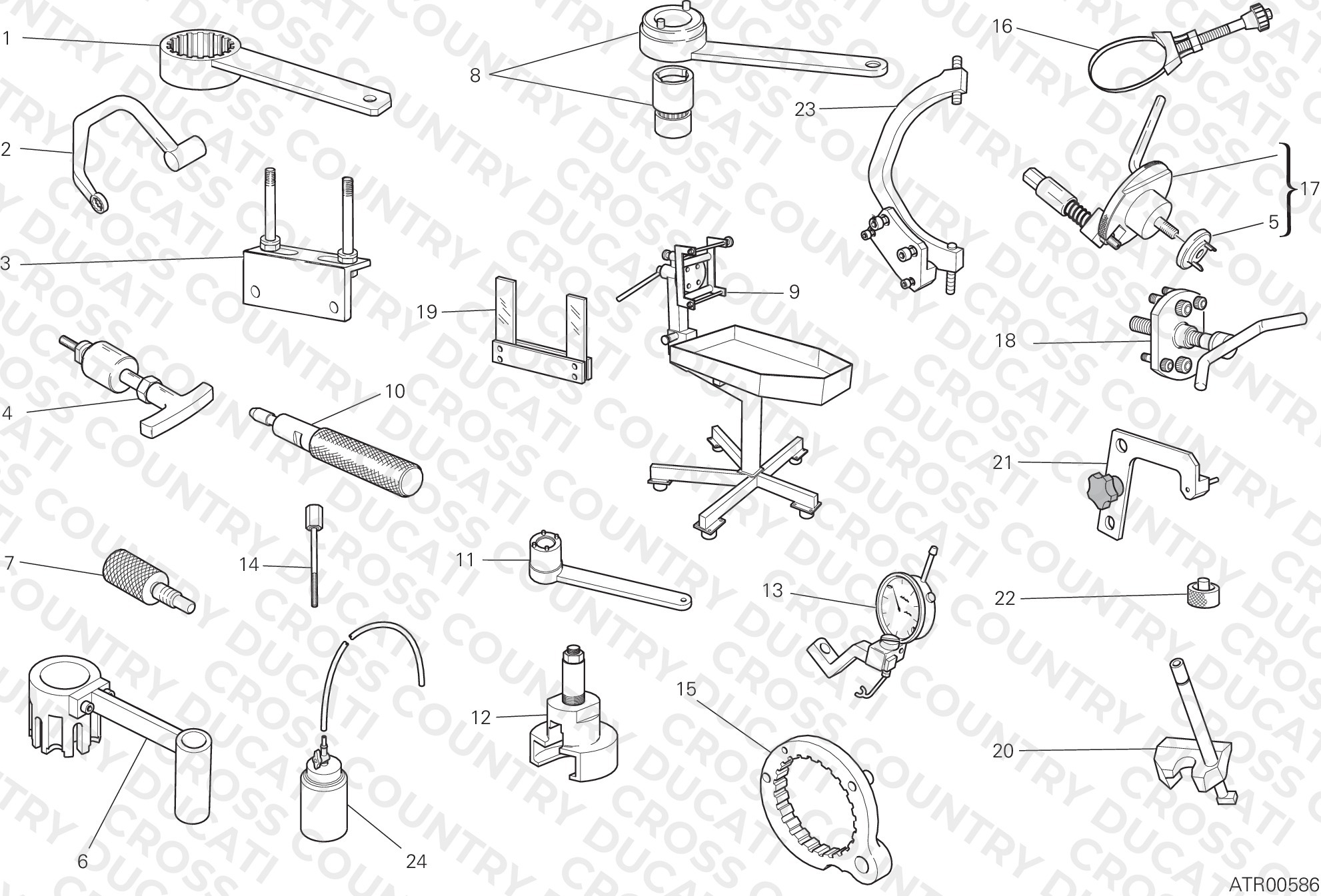 Workshop Service Tools, Engine
