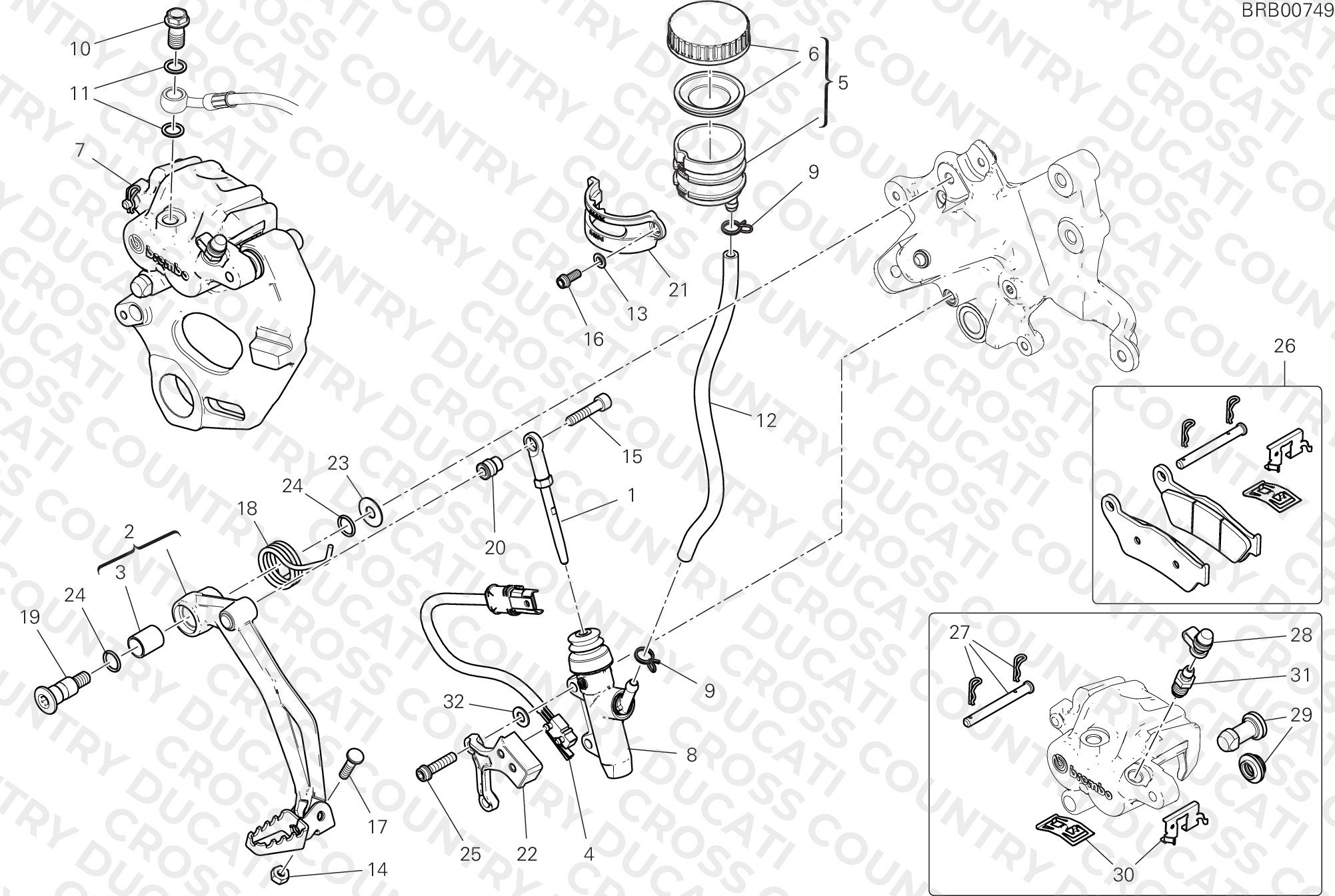 Rear Brake System