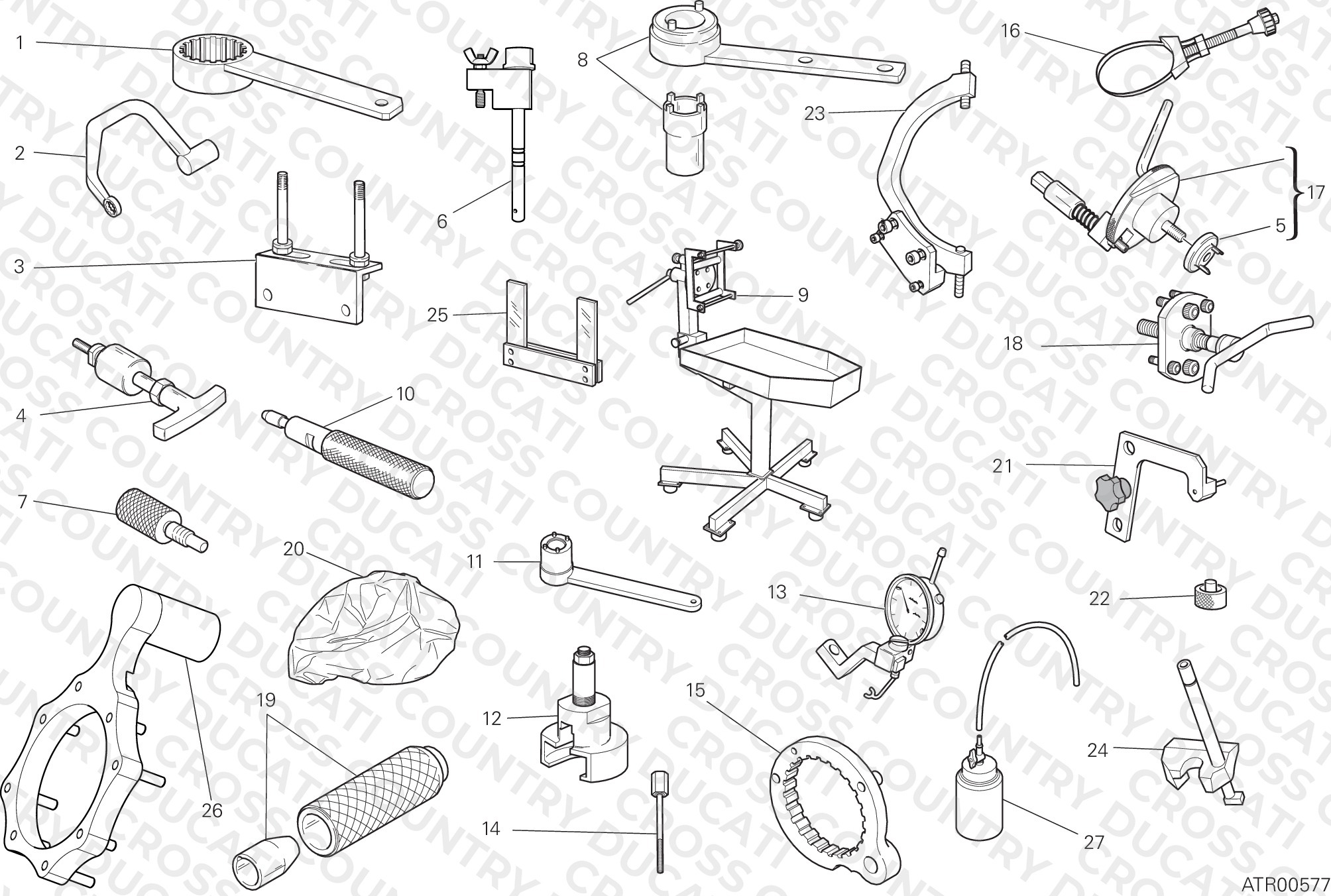 Workshop Service Tools, Engine