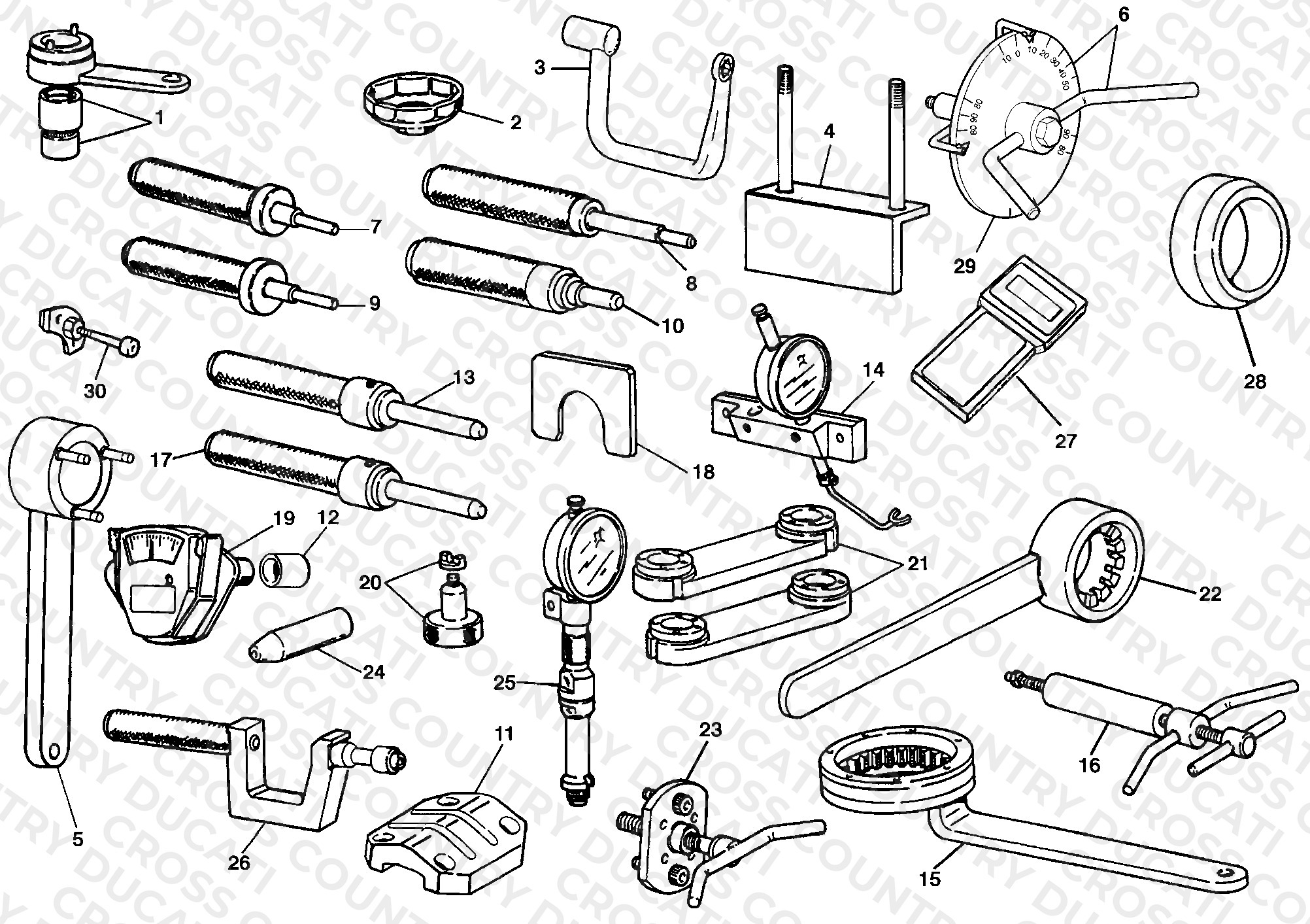 Workshop Service Tools, Engine