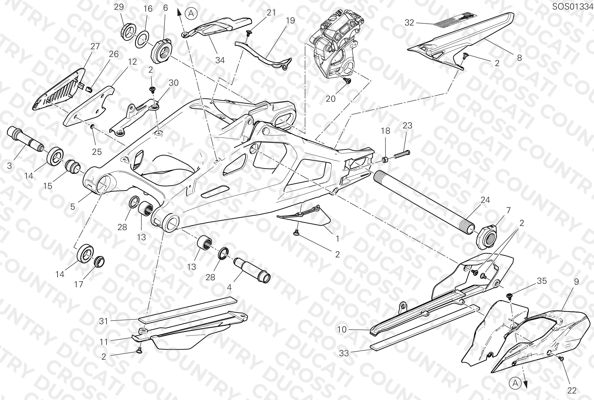 Rear Swinging Arm