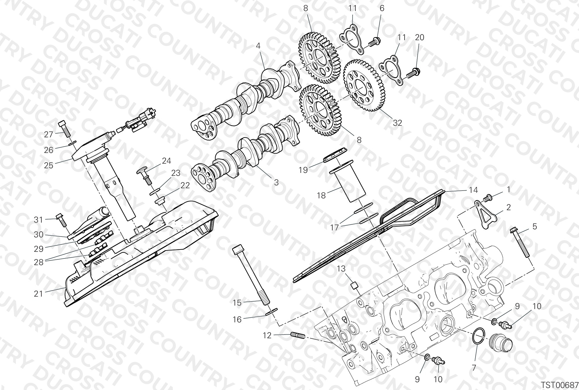 Rear Head - Timing System