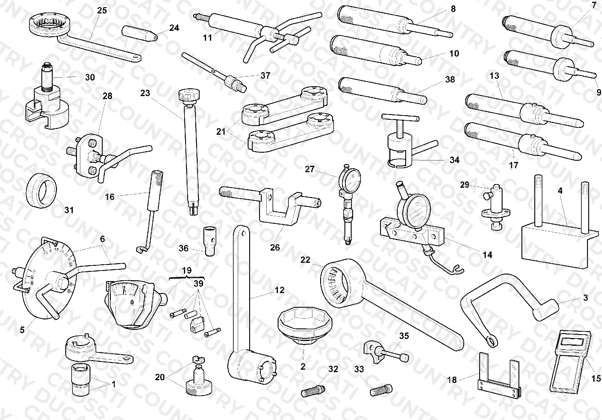 Workshop Service Tools, Engine