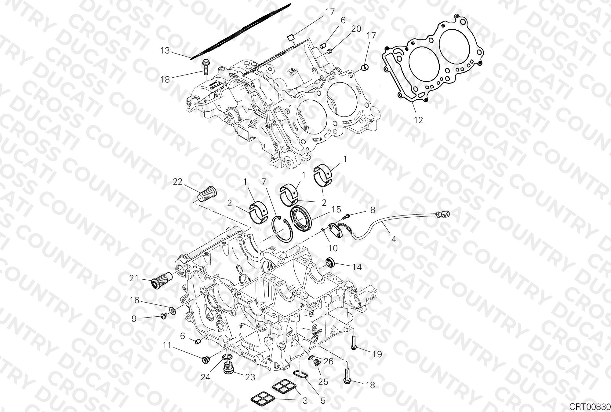 Half-Crankcases Pair