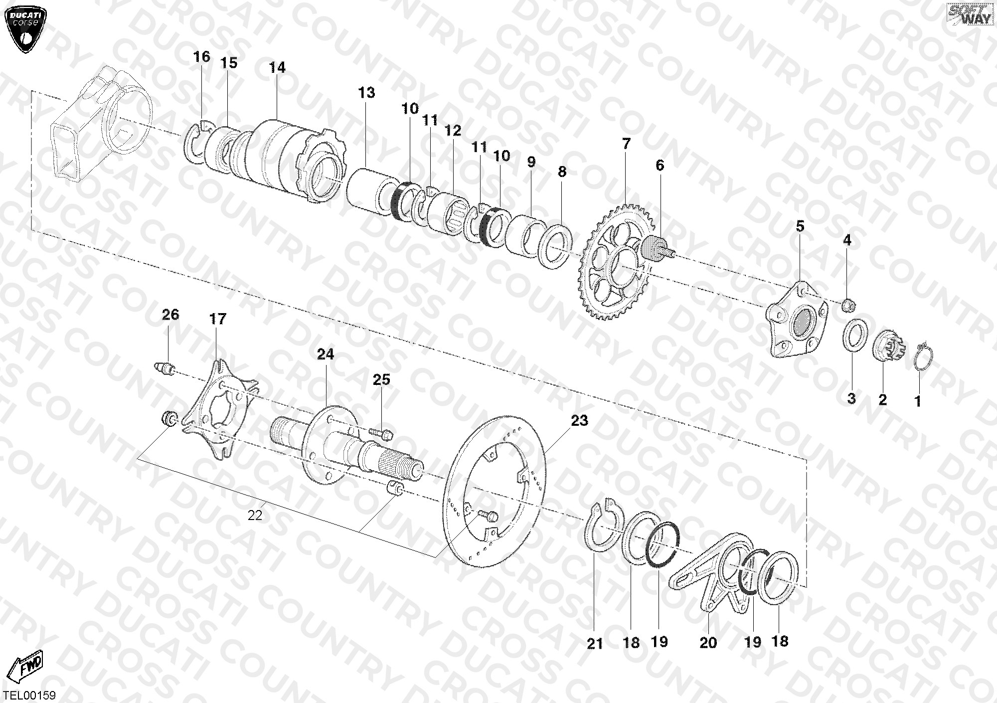 Hub, Rear Wheel