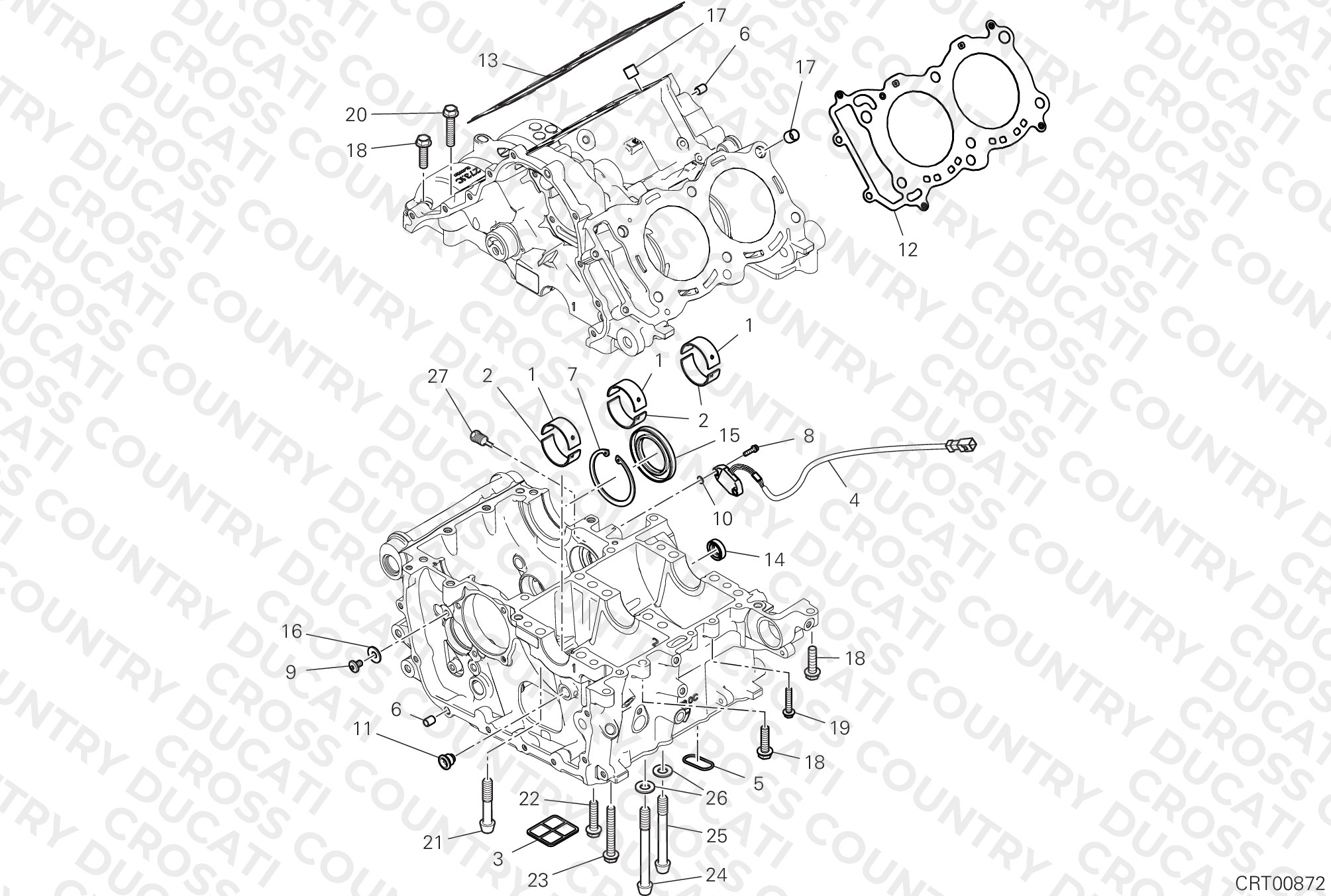 Half-Crankcases Pair