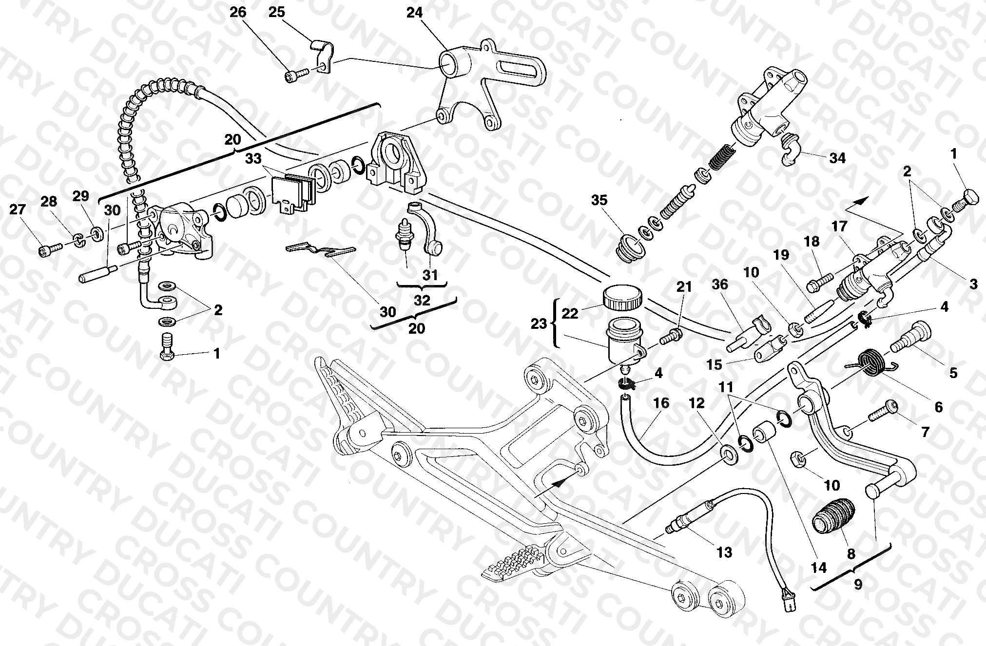 Rear Brake System