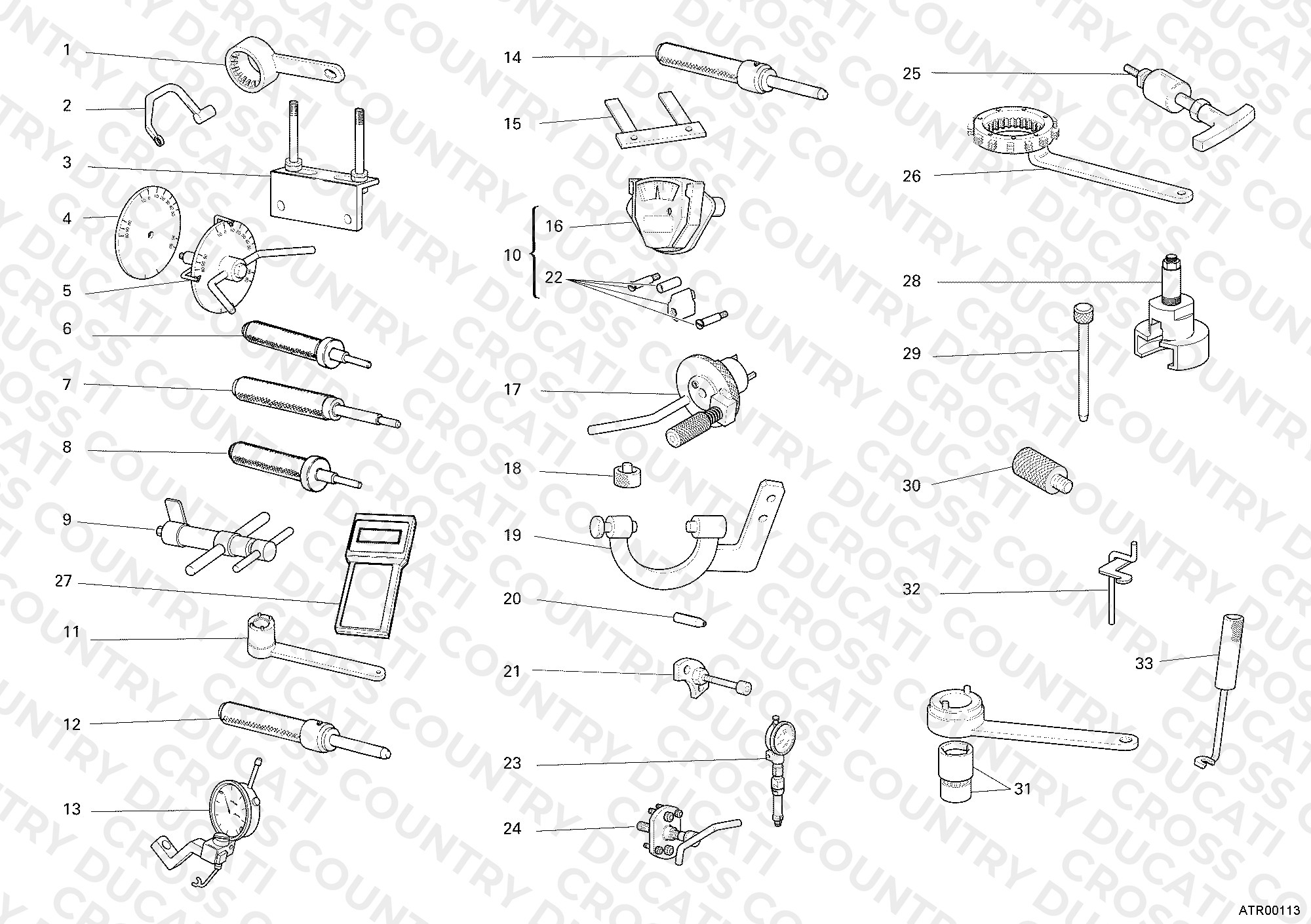 Workshop Service Tools, Engine