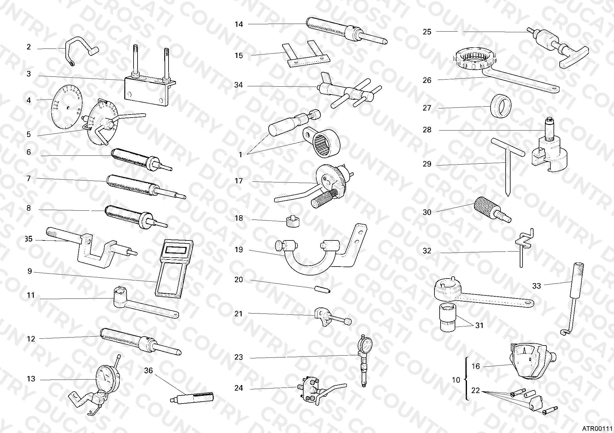Workshop Service Tools, Engine