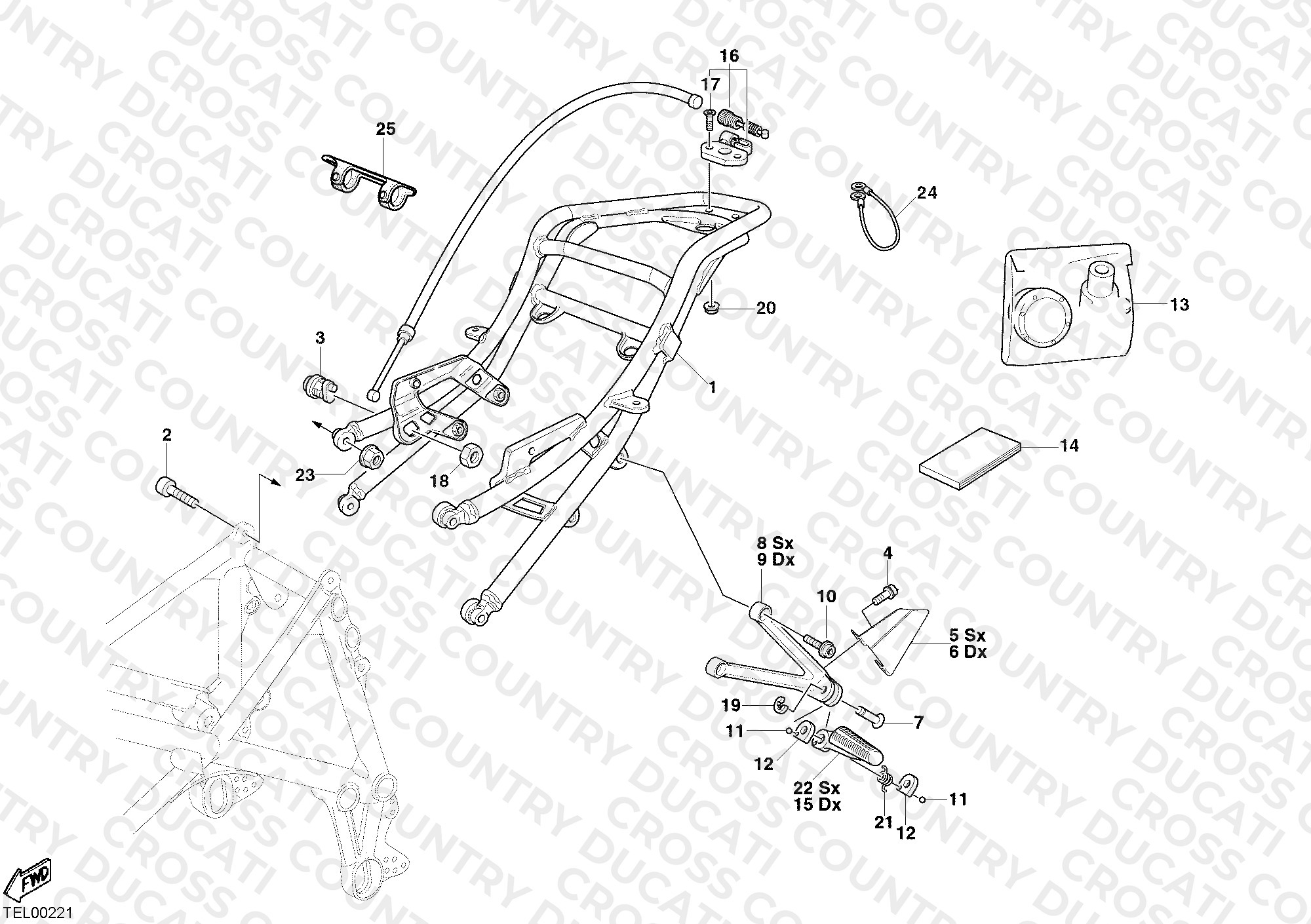 Rear Frame Biposto
