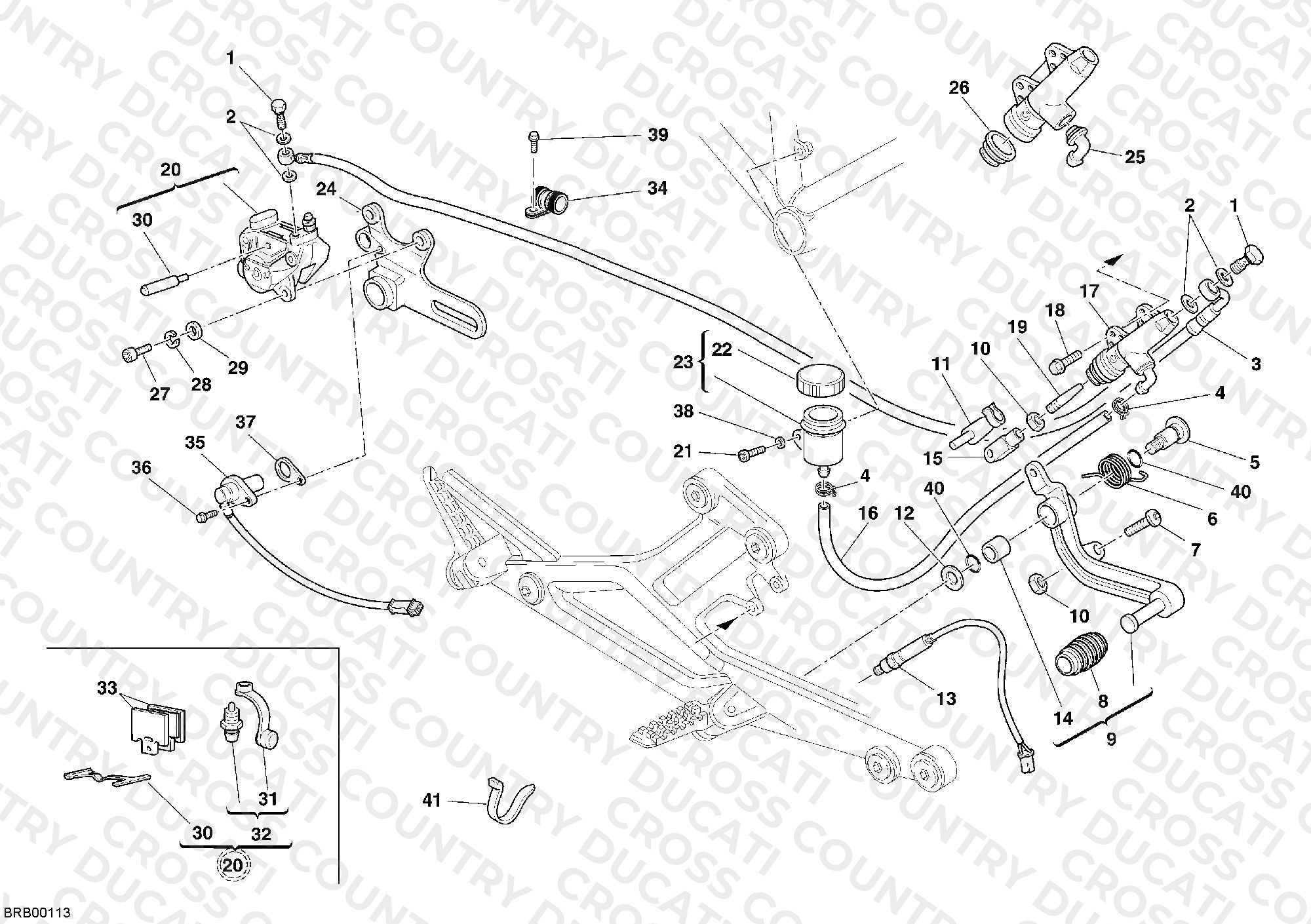 Rear Brake System
