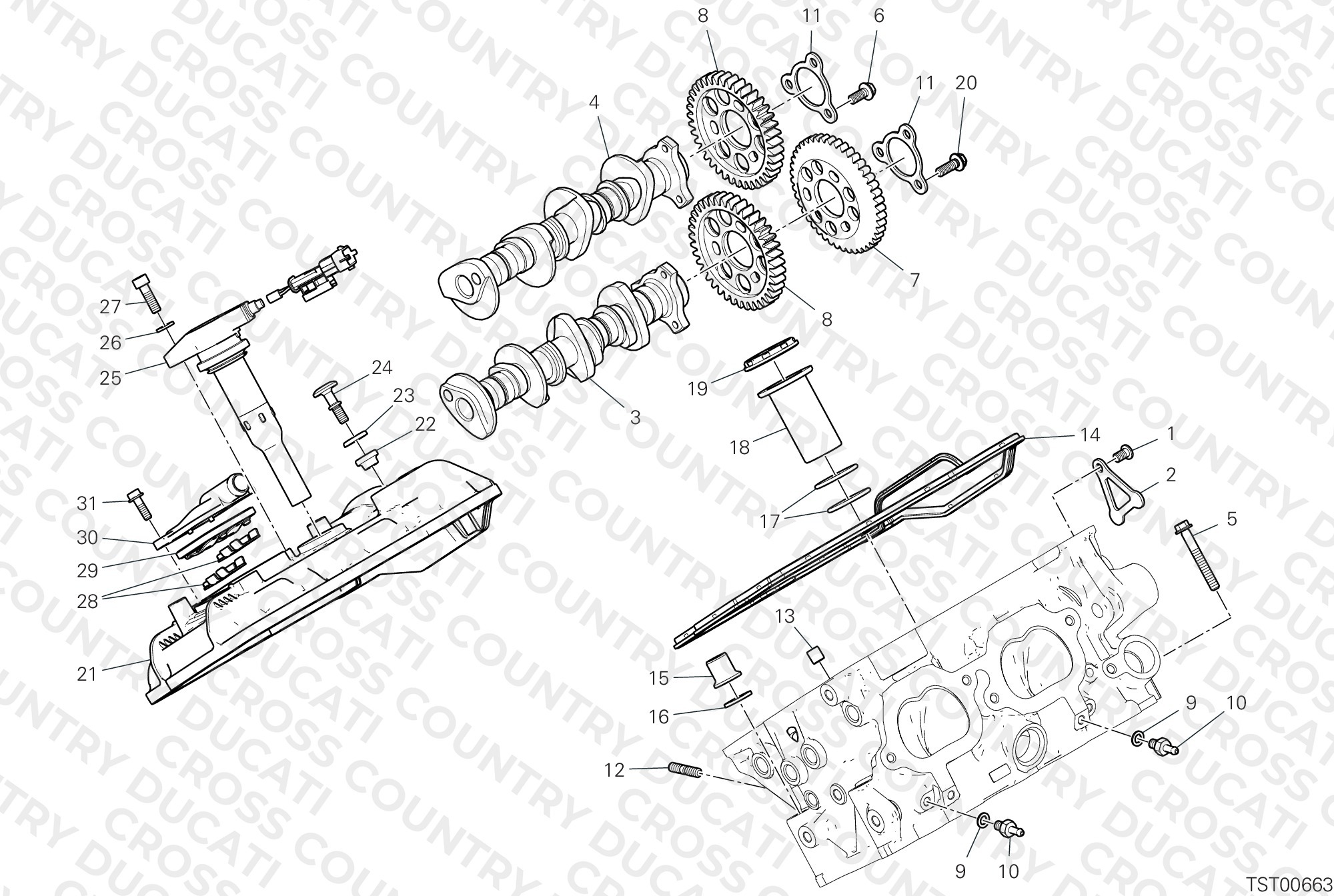 Rear Head - Timing System