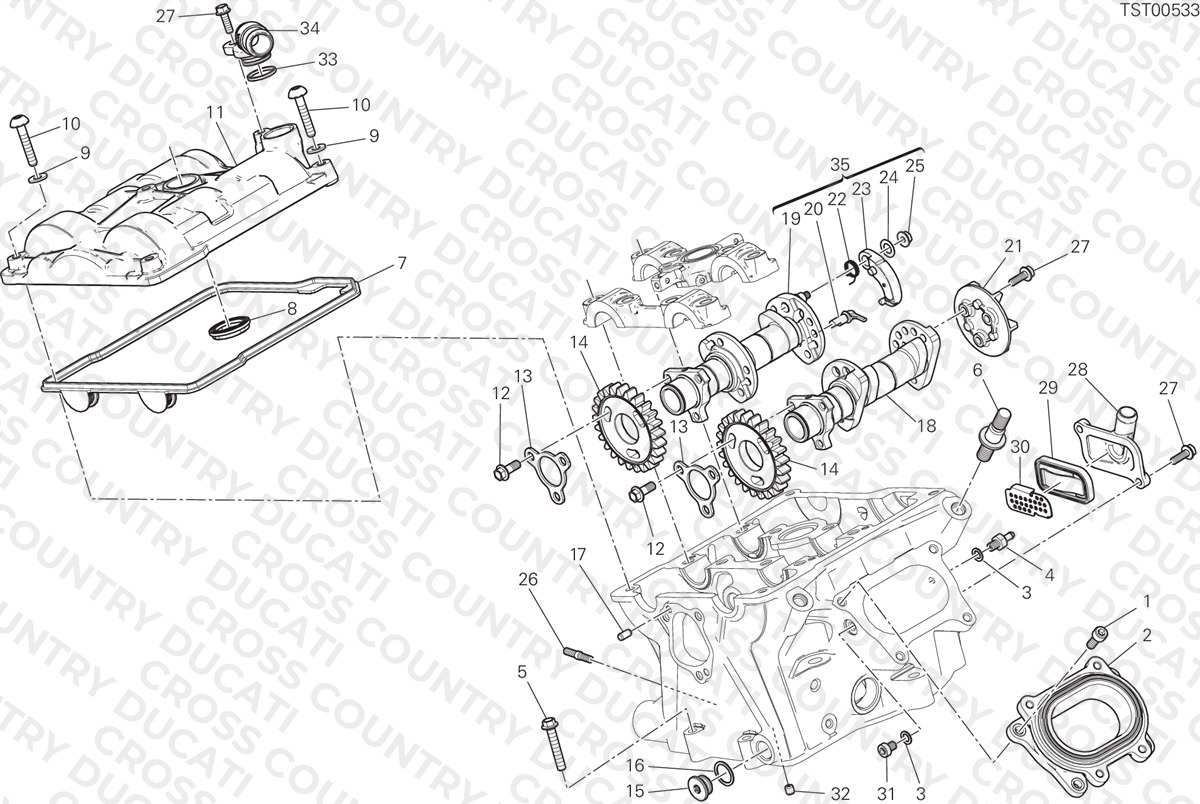 Vertical Cylinder Head - Timing
