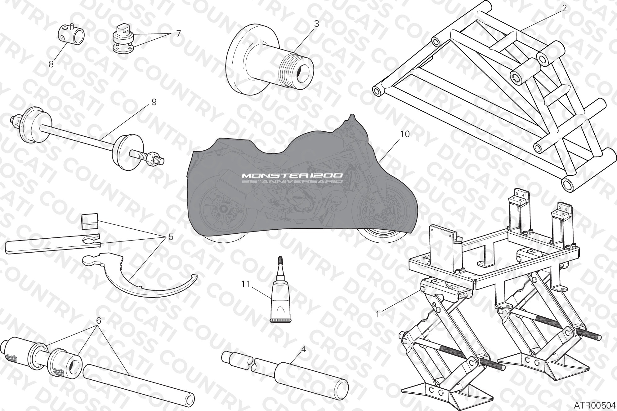 Workshop Service Tools, Frame