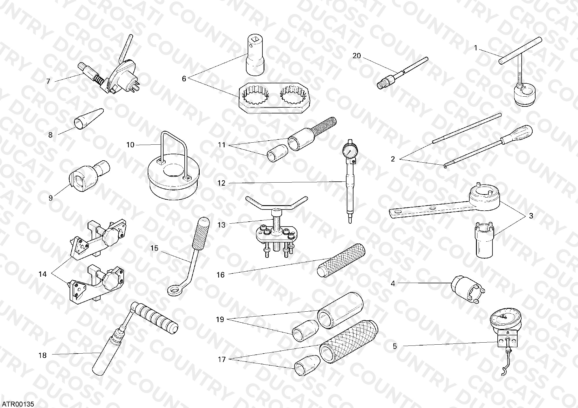Workshop Service Tools, Engine Ii