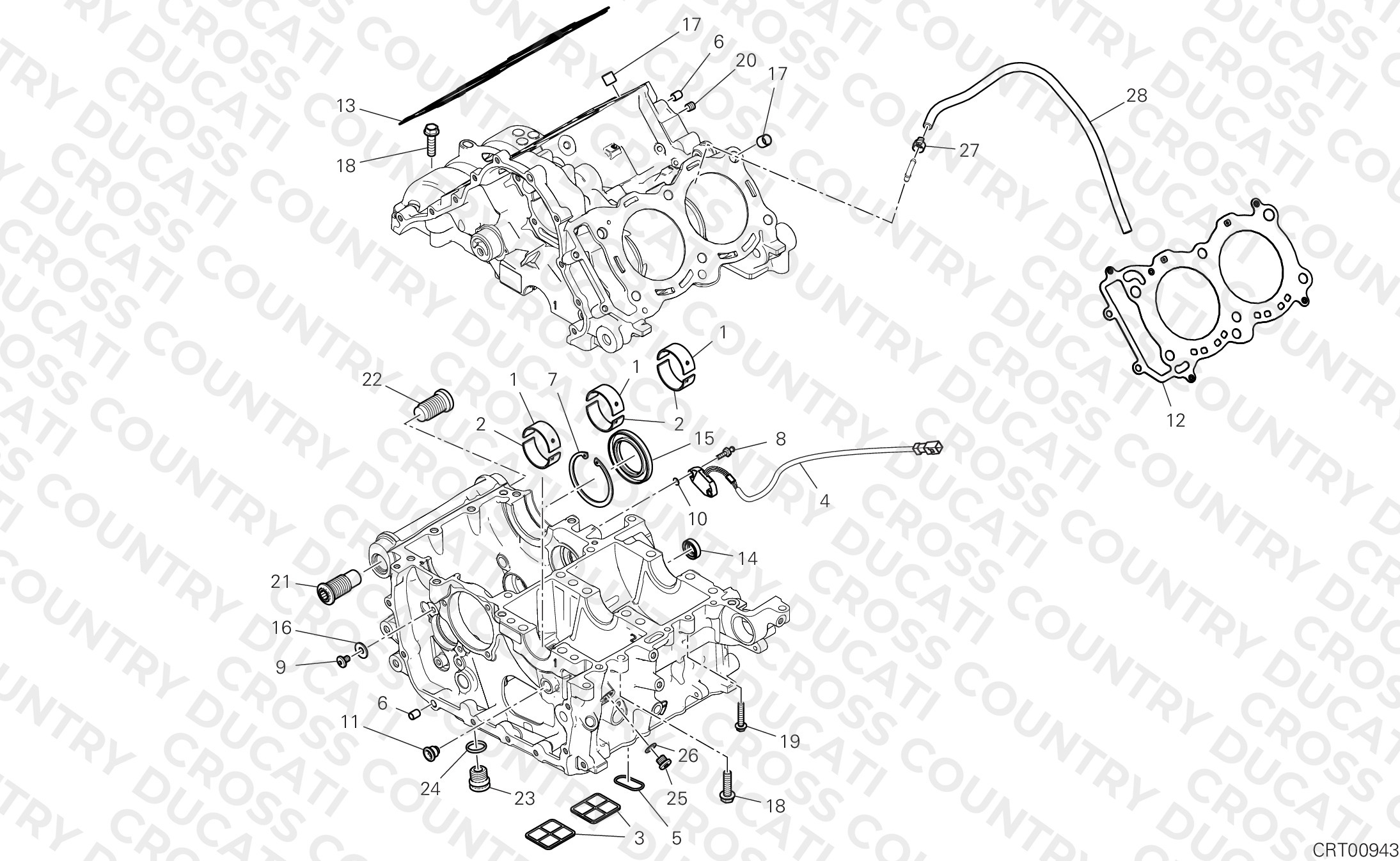 Half-Crankcases Pair