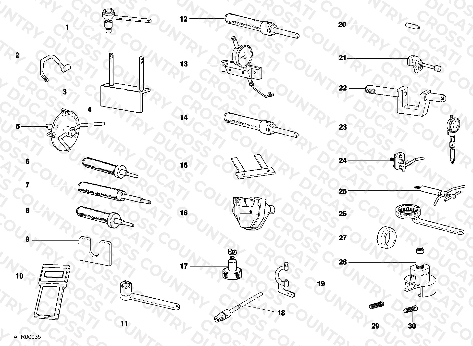 Workshop Service Tools, Engine