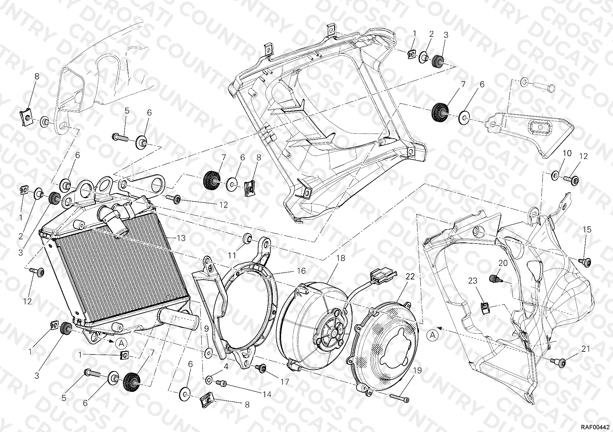 Radiator, Water,Rh Dm ZMG100ABBB002748