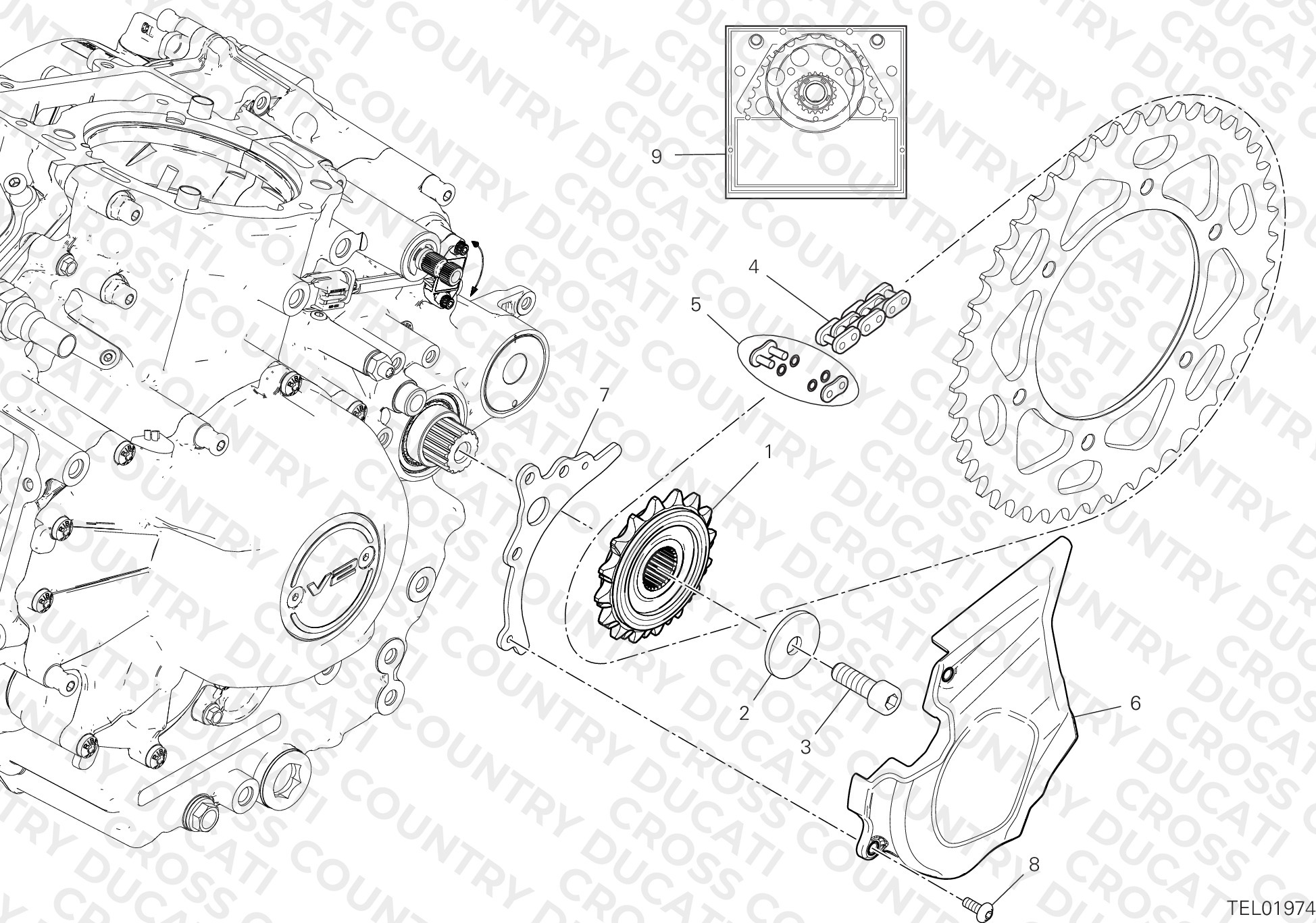 Front Sprocket - Chain