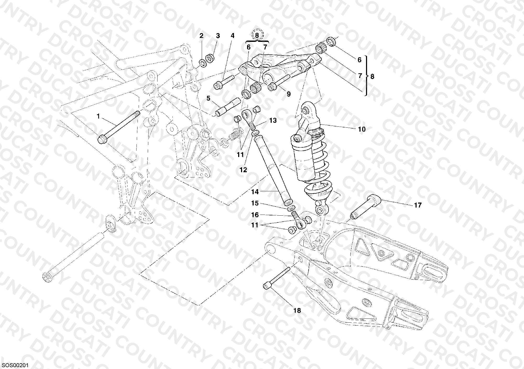 Rear Shock Absorber