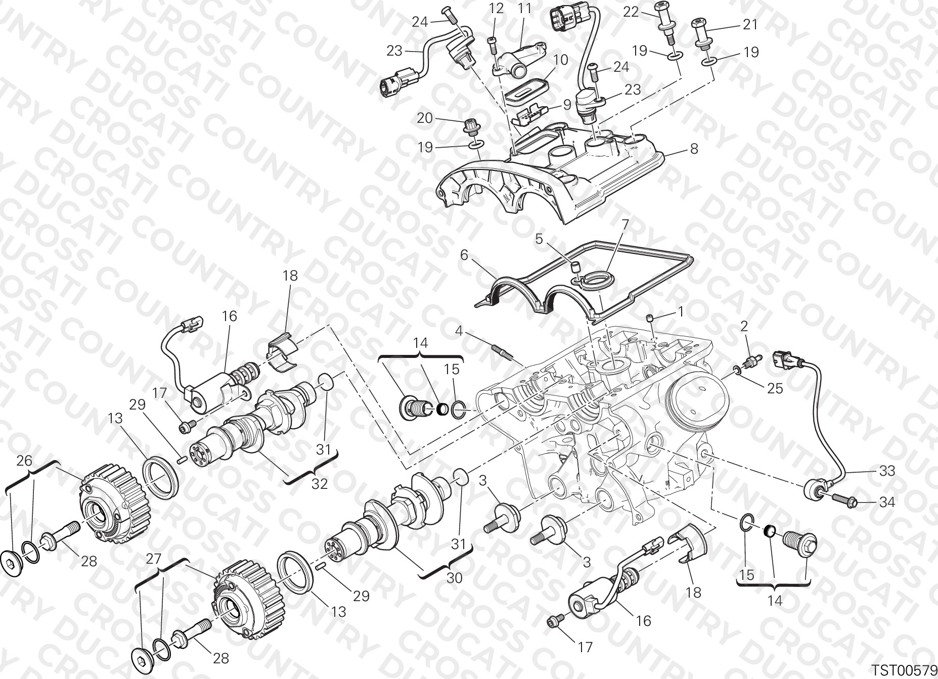 Vertical Cylinder Head - Timing