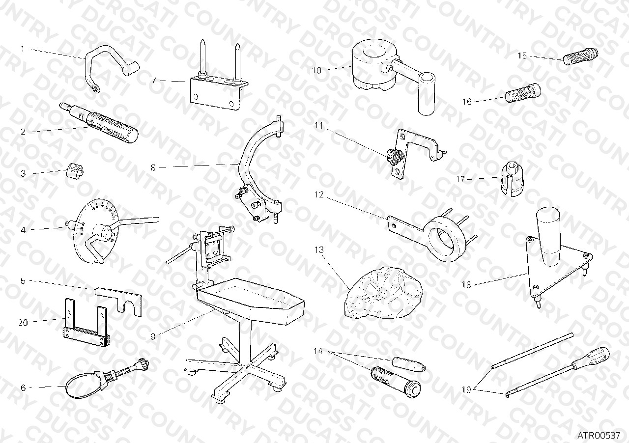 Workshop Service Tools, Engine I