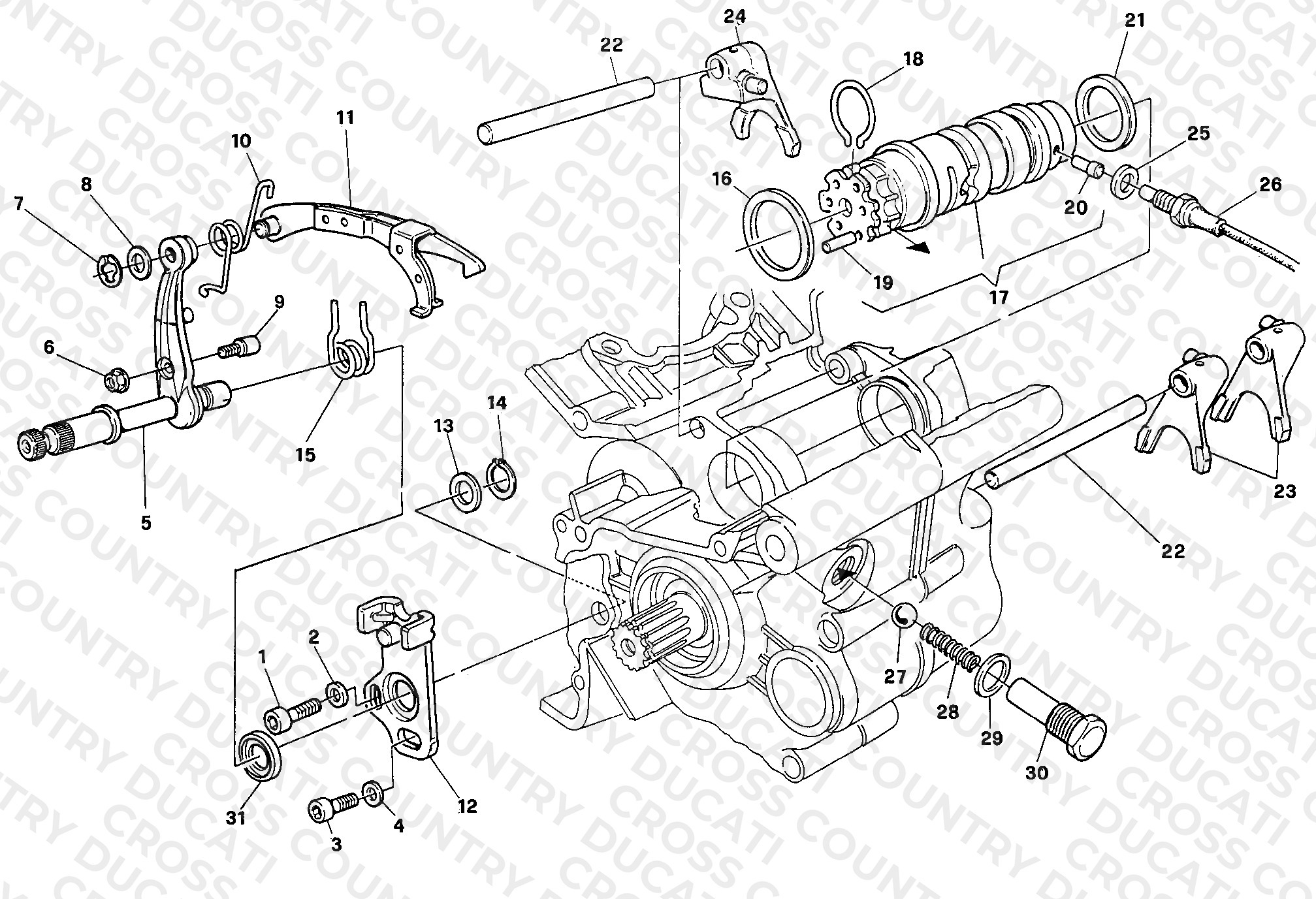 Gear Change Mechanism