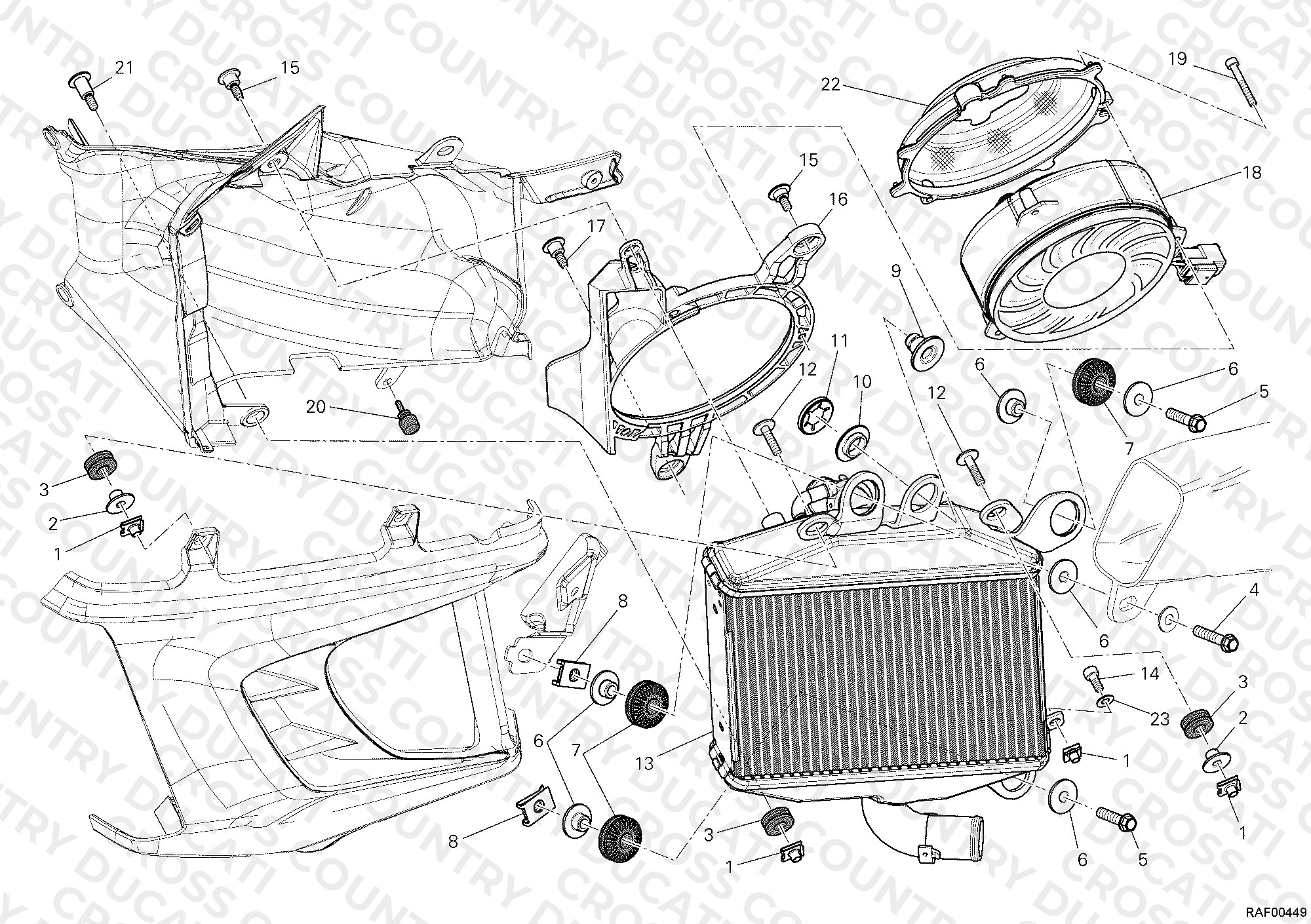 Radiator, Water, Lh Fm ZMG100ABBB002747