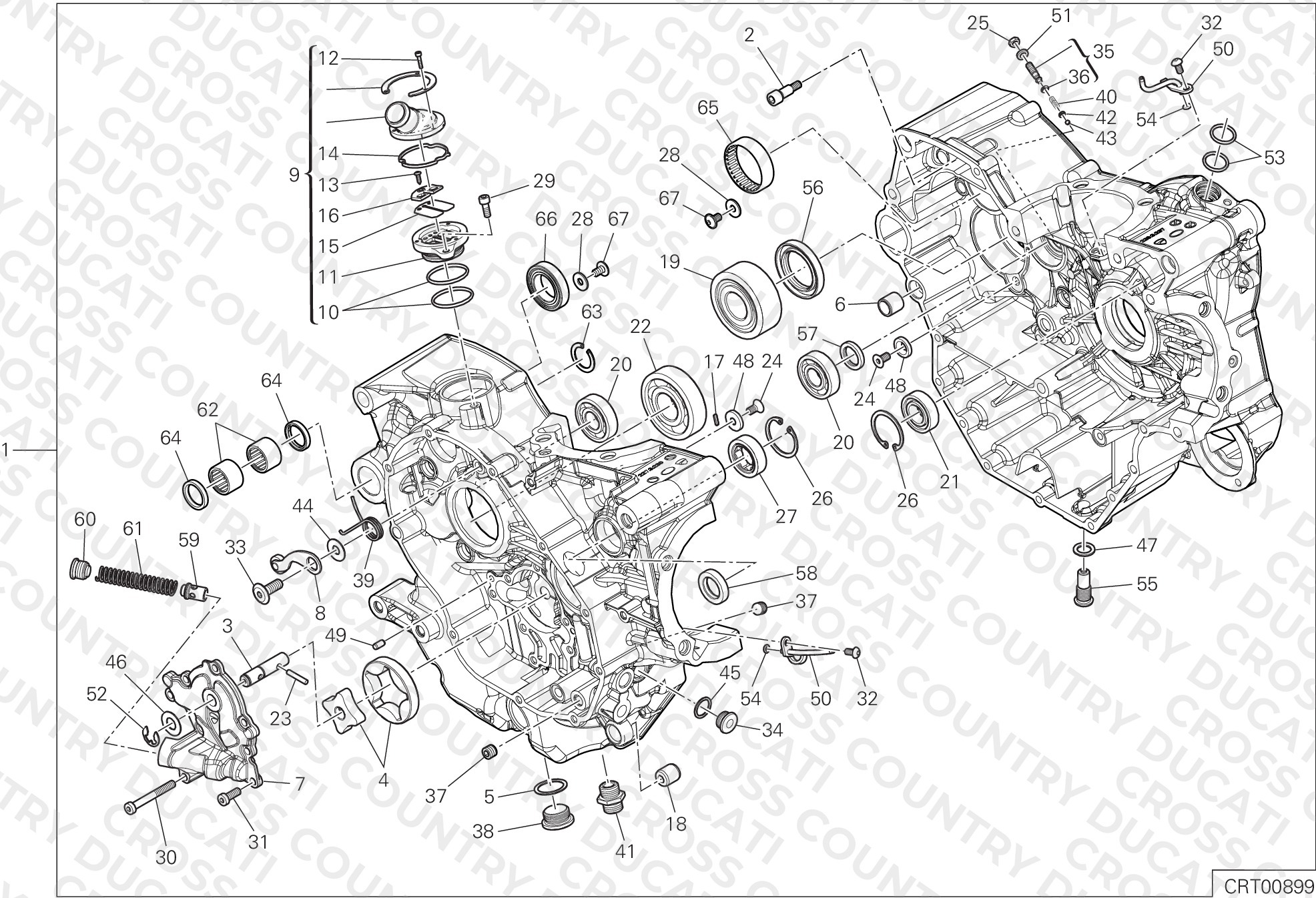 Half-Crankcases Pair